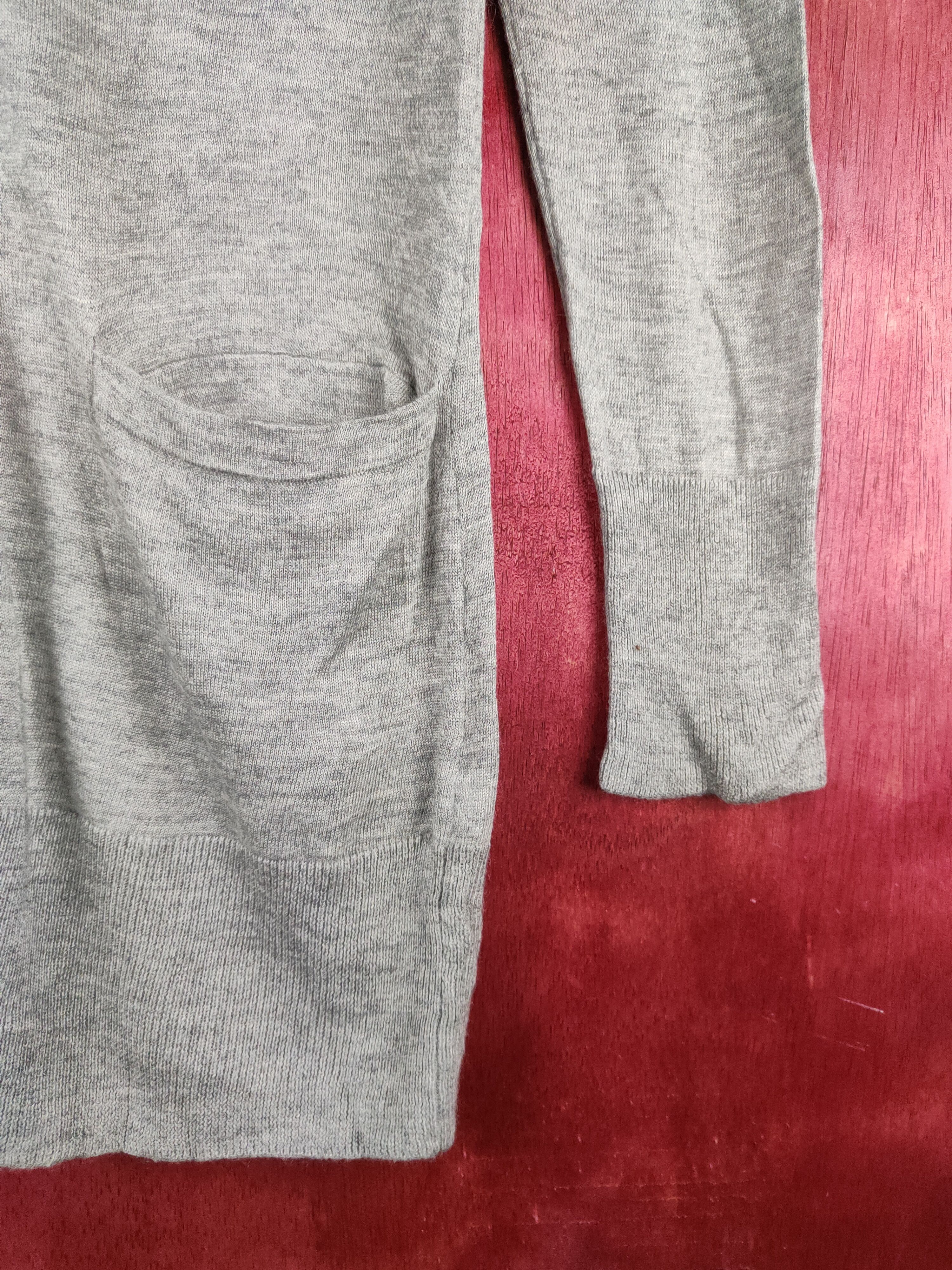 Japanese Brand Atelier Six Gray Knitwear Cardigan #S1150 Size S / US 4 / IT 40 - 7 Thumbnail