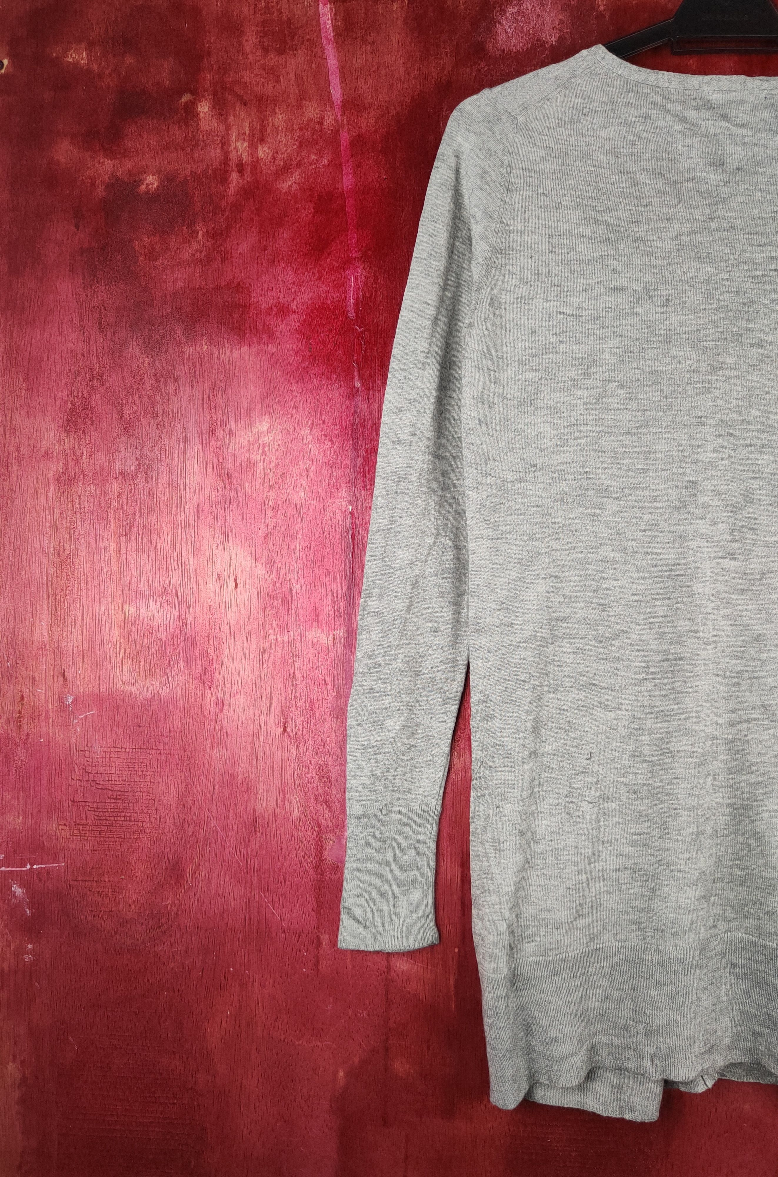 Japanese Brand Atelier Six Gray Knitwear Cardigan #S1150 Size S / US 4 / IT 40 - 9 Thumbnail