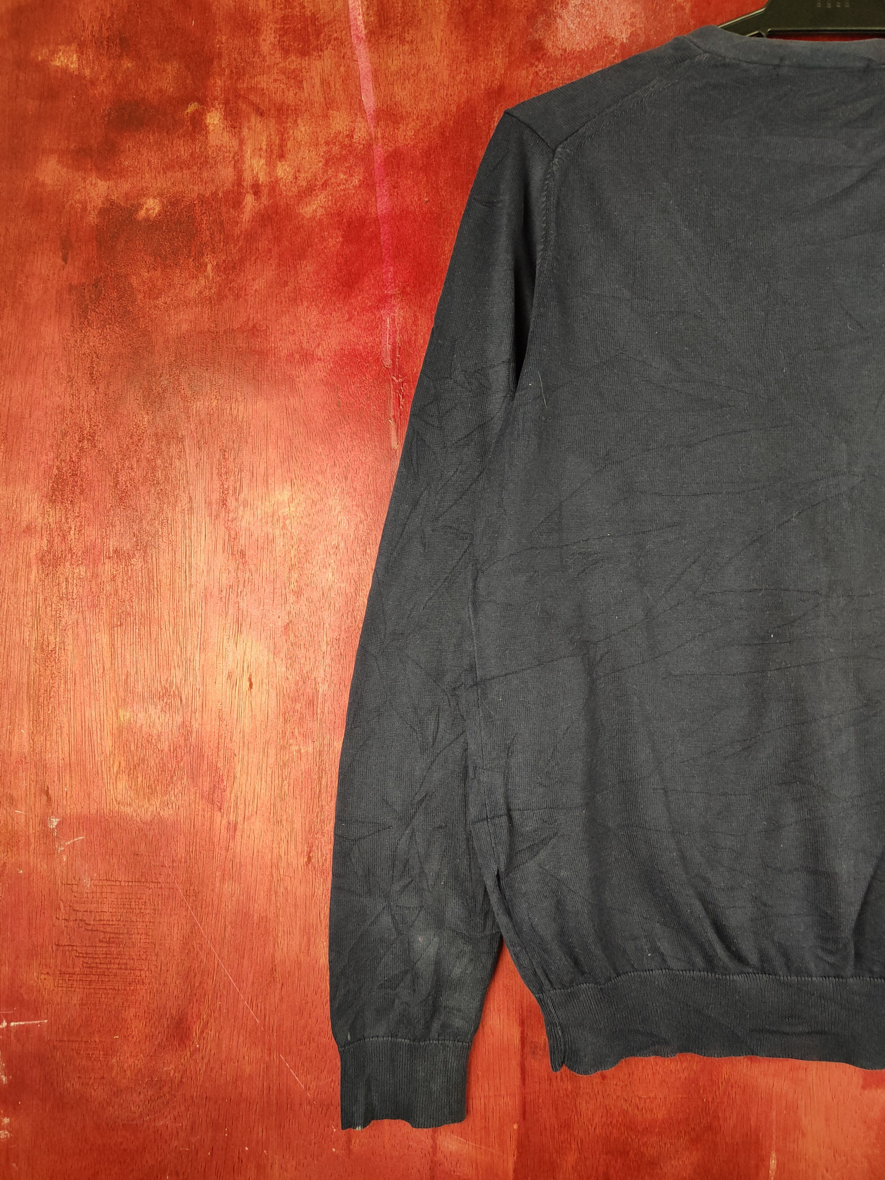 Japanese Brand Uniqlo Navy Knitwear Cardigan vintage japan #S1151 Size L / US 10 / IT 46 - 8 Thumbnail