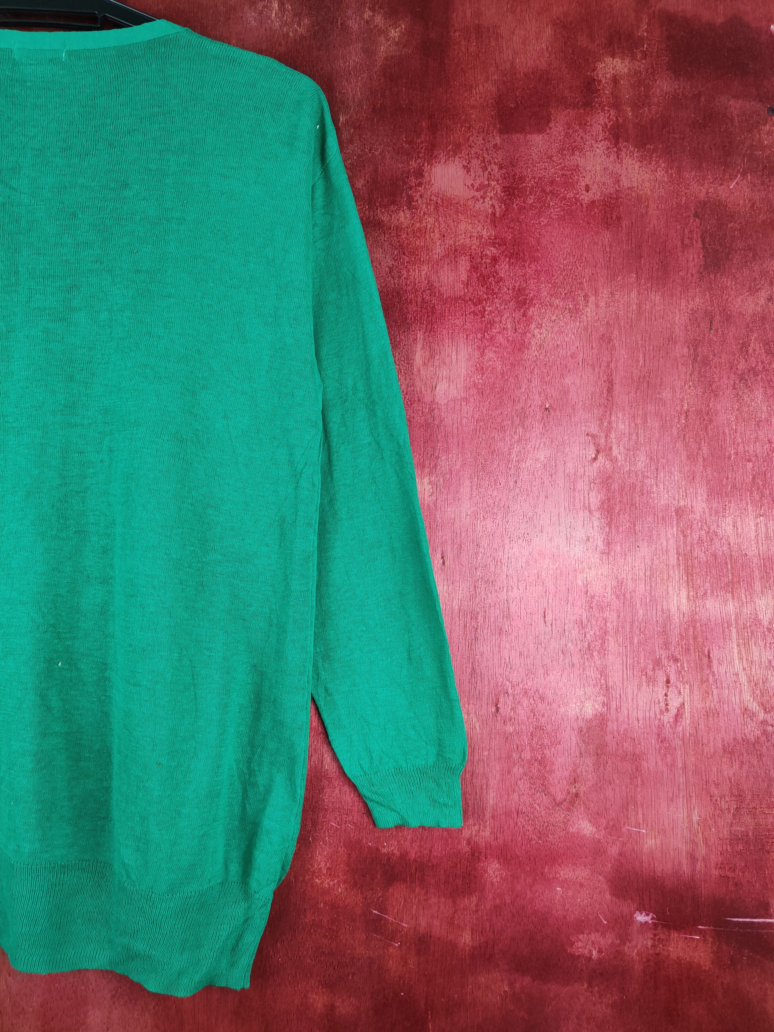 Japanese Brand Persodea Green Knitwear Cardigan #S1153 Size L / US 10 / IT 46 - 9 Thumbnail
