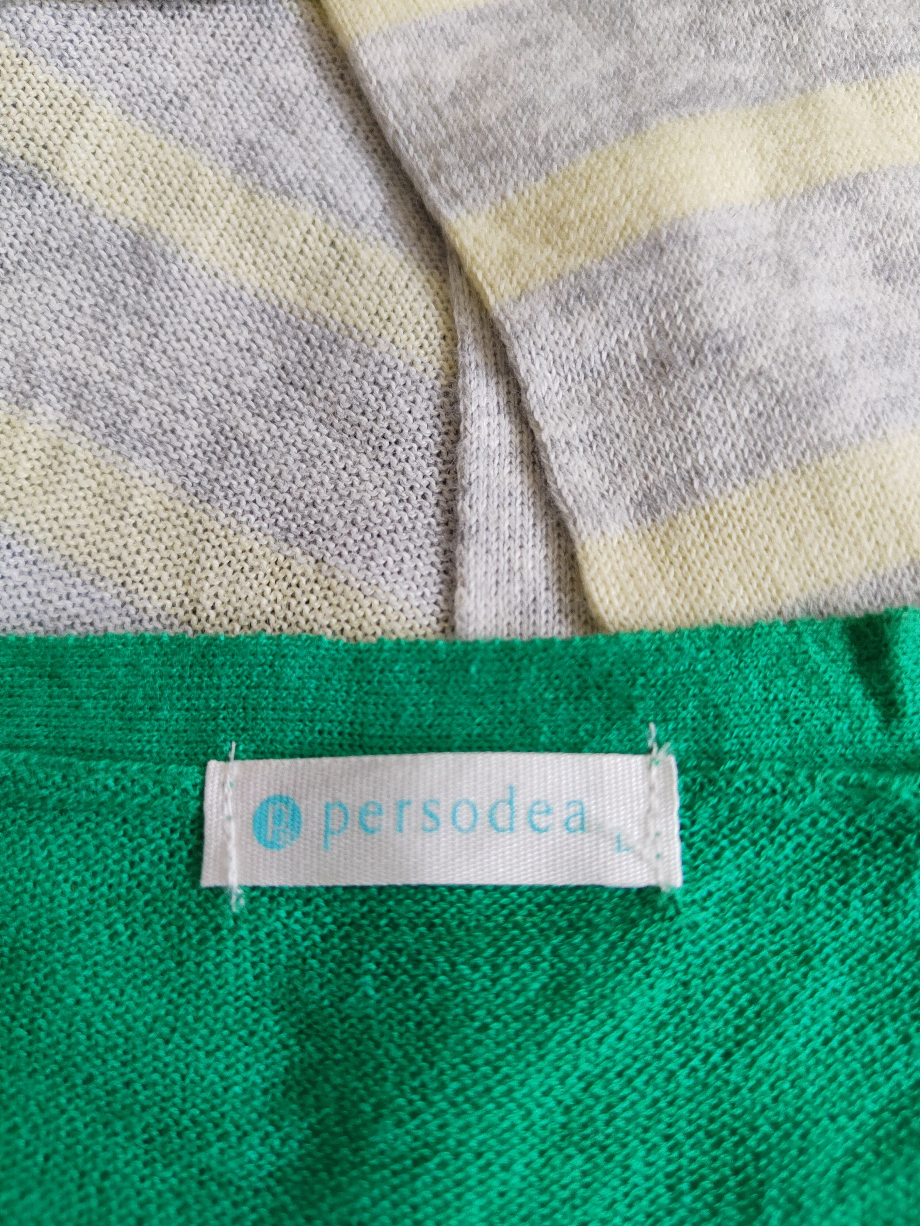 Japanese Brand Persodea Green Knitwear Cardigan #S1153 Size L / US 10 / IT 46 - 11 Thumbnail