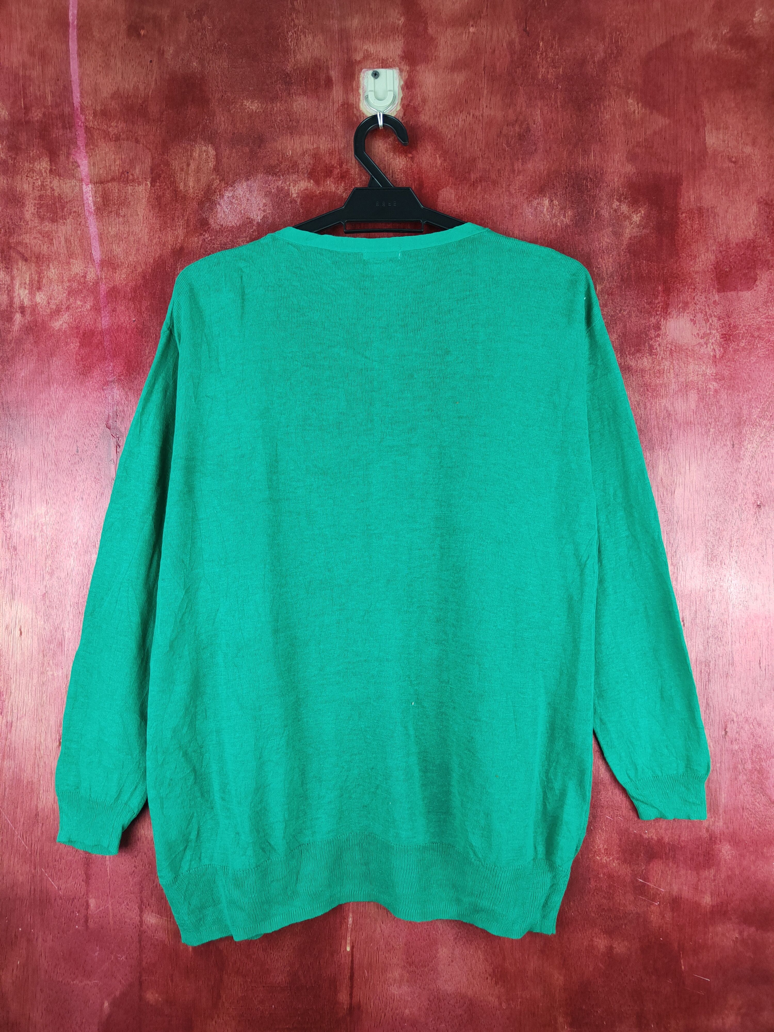 Japanese Brand Persodea Green Knitwear Cardigan #S1153 Size L / US 10 / IT 46 - 7 Thumbnail