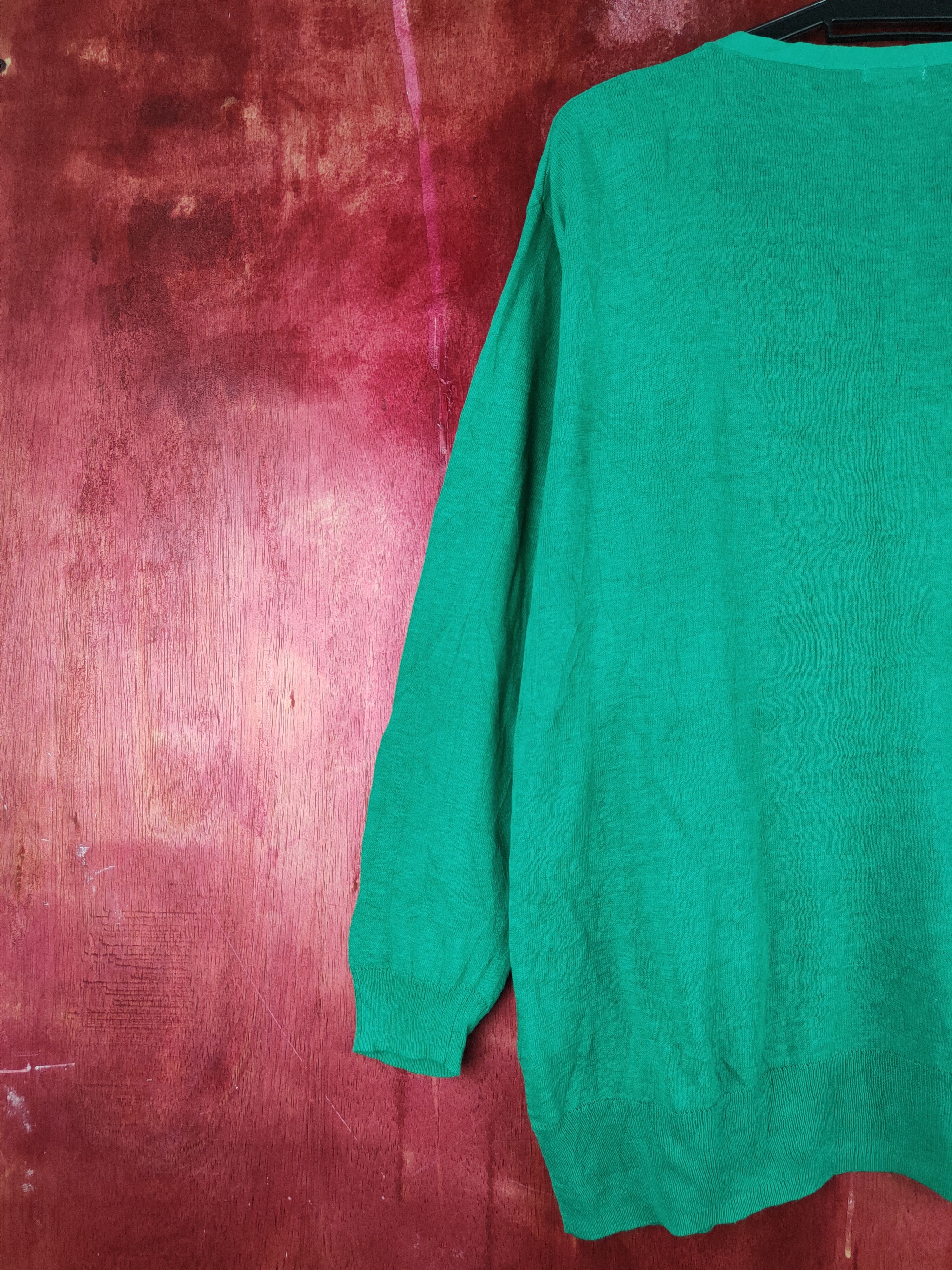 Japanese Brand Persodea Green Knitwear Cardigan #S1153 Size L / US 10 / IT 46 - 8 Thumbnail
