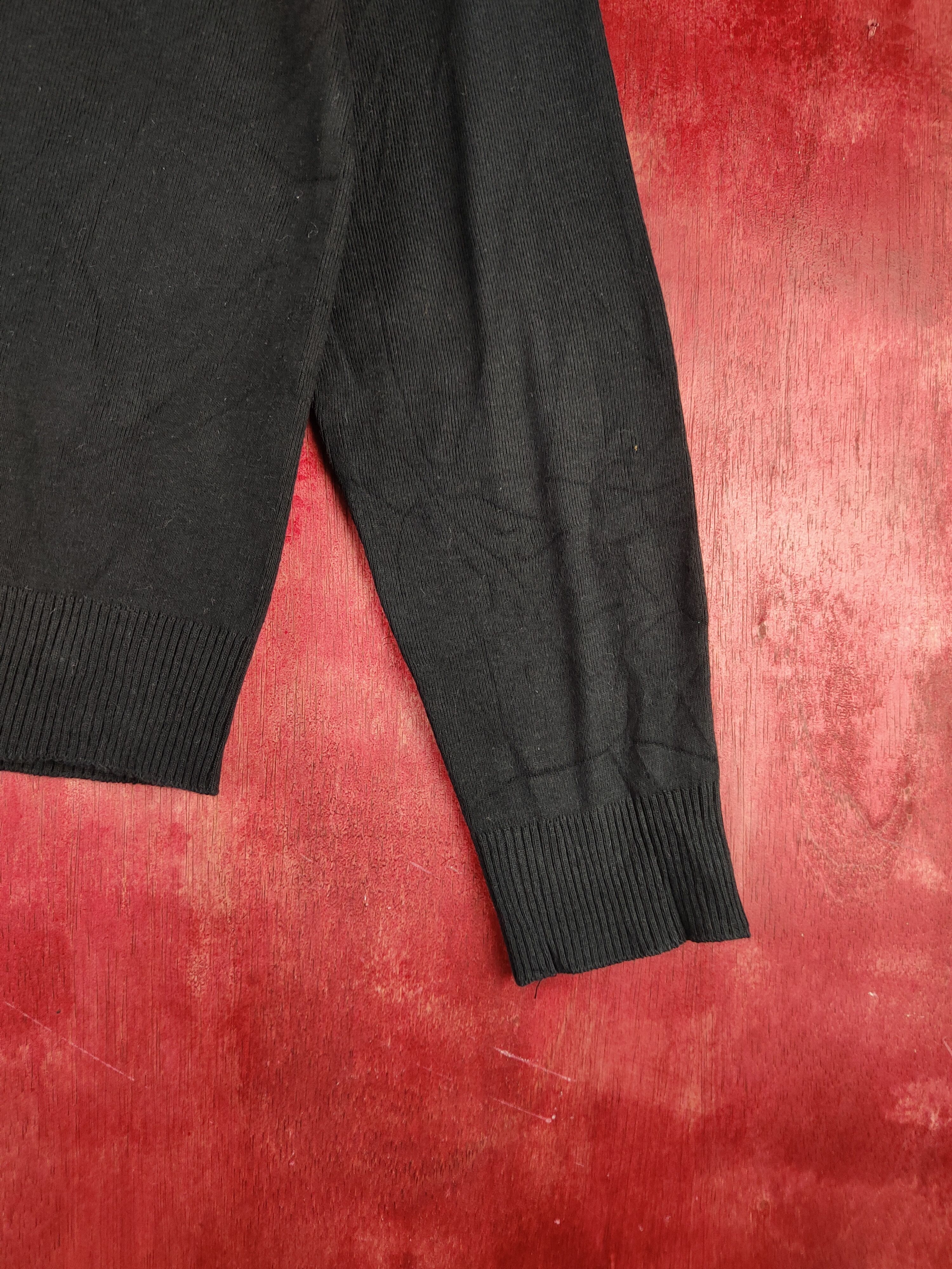 Japanese Brand Clef del Sol Black Knitwear Cardigan #S1158 Size M / US 6-8 / IT 42-44 - 6 Thumbnail