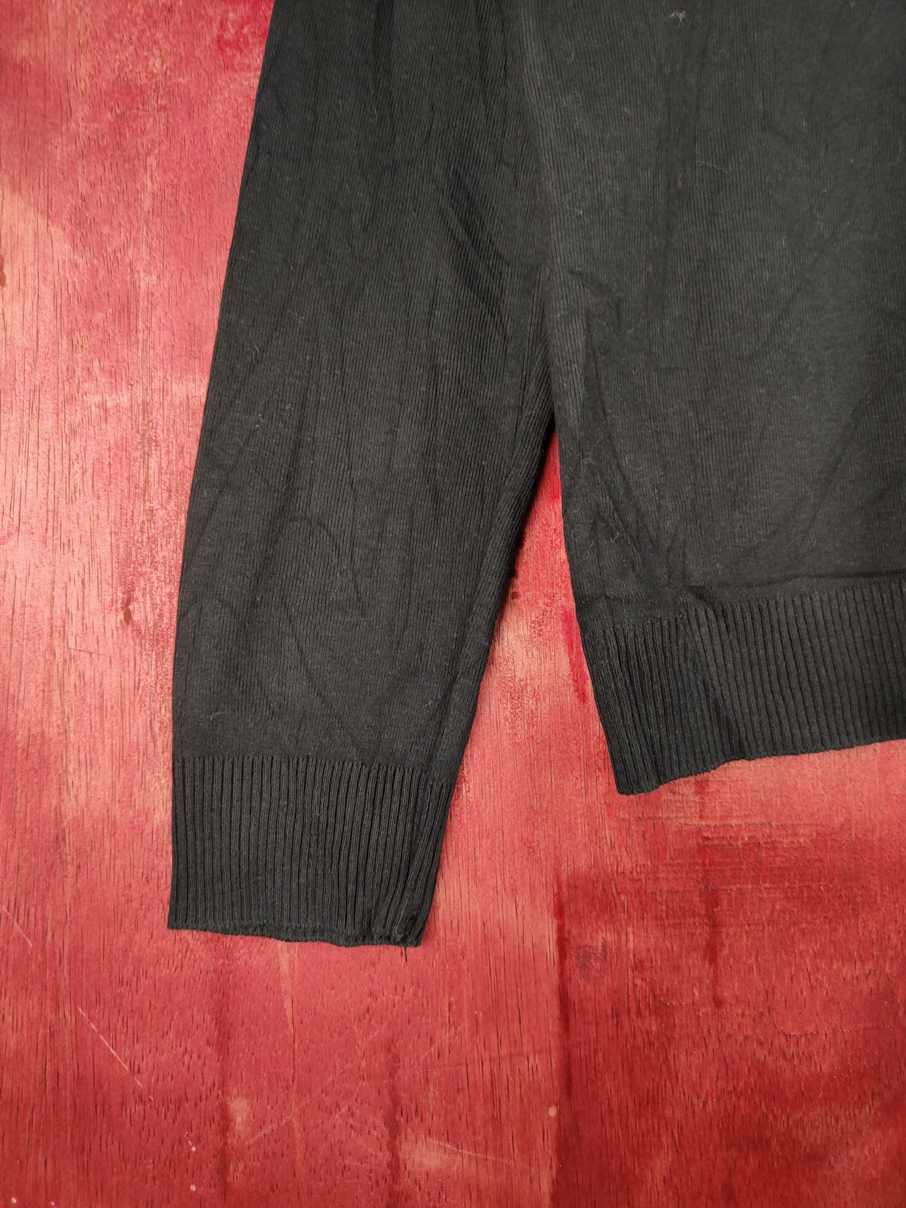Japanese Brand Clef del Sol Black Knitwear Cardigan #S1158 Size M / US 6-8 / IT 42-44 - 4 Thumbnail