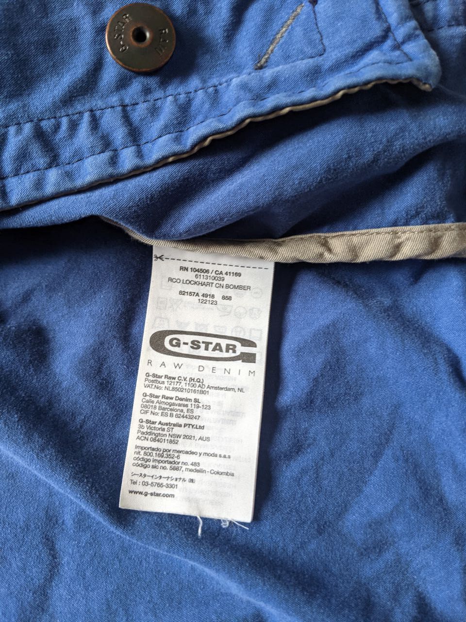 G-Star G Star Raw Bomber Hooded Jacket Size US L / EU 52-54 / 3 - 9 Thumbnail