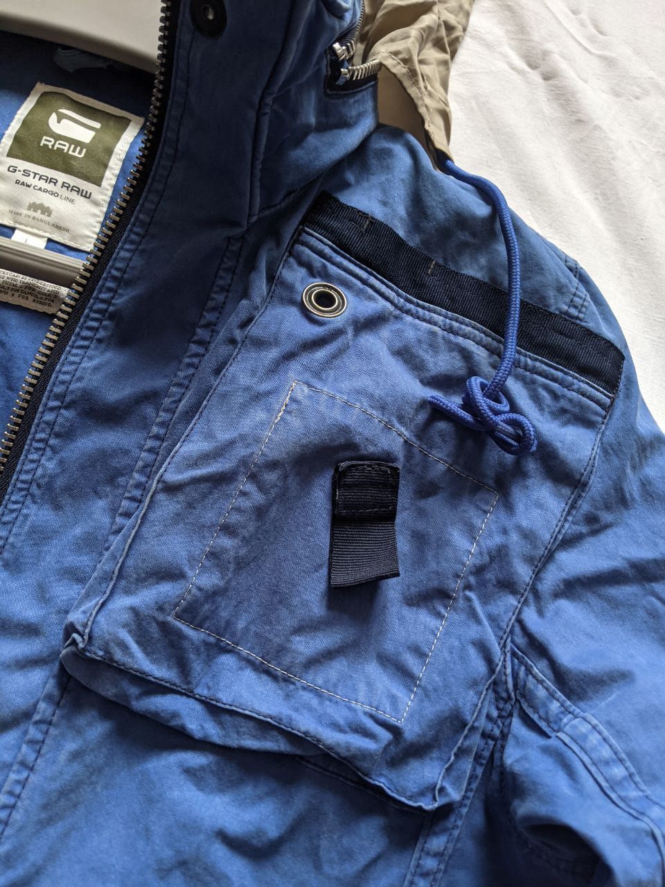 G-Star G Star Raw Bomber Hooded Jacket Size US L / EU 52-54 / 3 - 6 Thumbnail