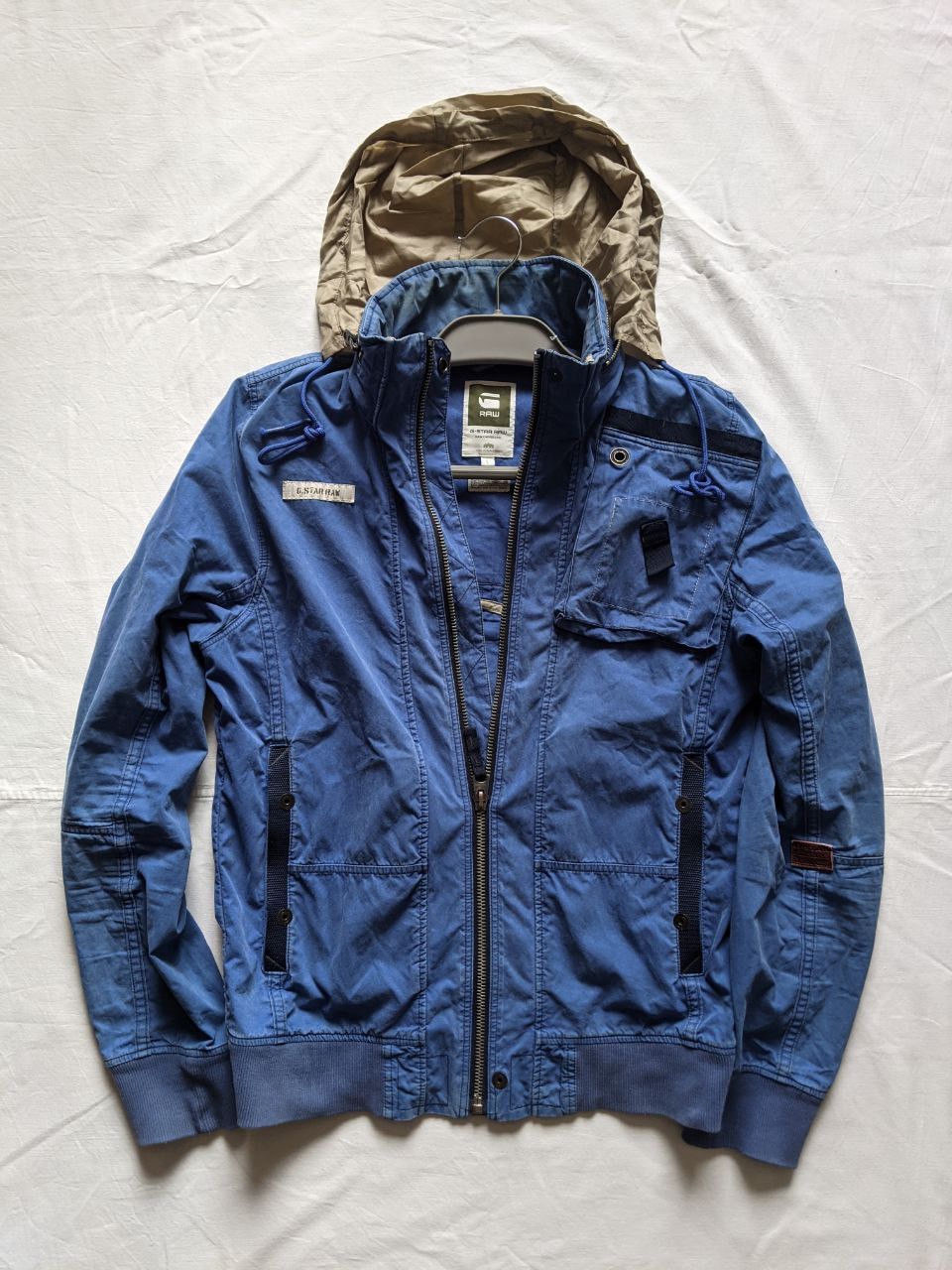 G-Star G Star Raw Bomber Hooded Jacket Size US L / EU 52-54 / 3 - 1 Thumbnail