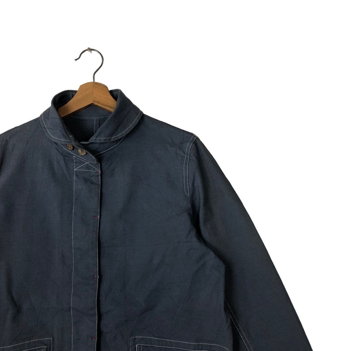 Japanese Brand 🔥RARE CHORE DENIM WORK JACKET JAPAN BY ISSEY MIYAKE Size US M / EU 48-50 / 2 - 5 Thumbnail