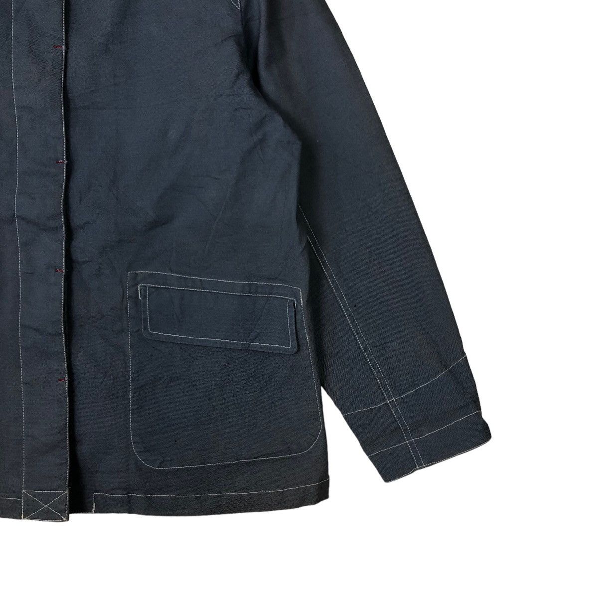 Japanese Brand 🔥RARE CHORE DENIM WORK JACKET JAPAN BY ISSEY MIYAKE Size US M / EU 48-50 / 2 - 4 Thumbnail