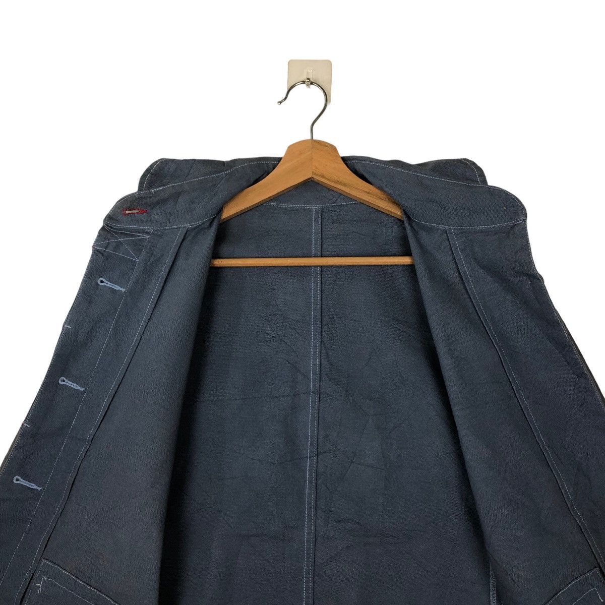 Japanese Brand 🔥RARE CHORE DENIM WORK JACKET JAPAN BY ISSEY MIYAKE Size US M / EU 48-50 / 2 - 10 Thumbnail