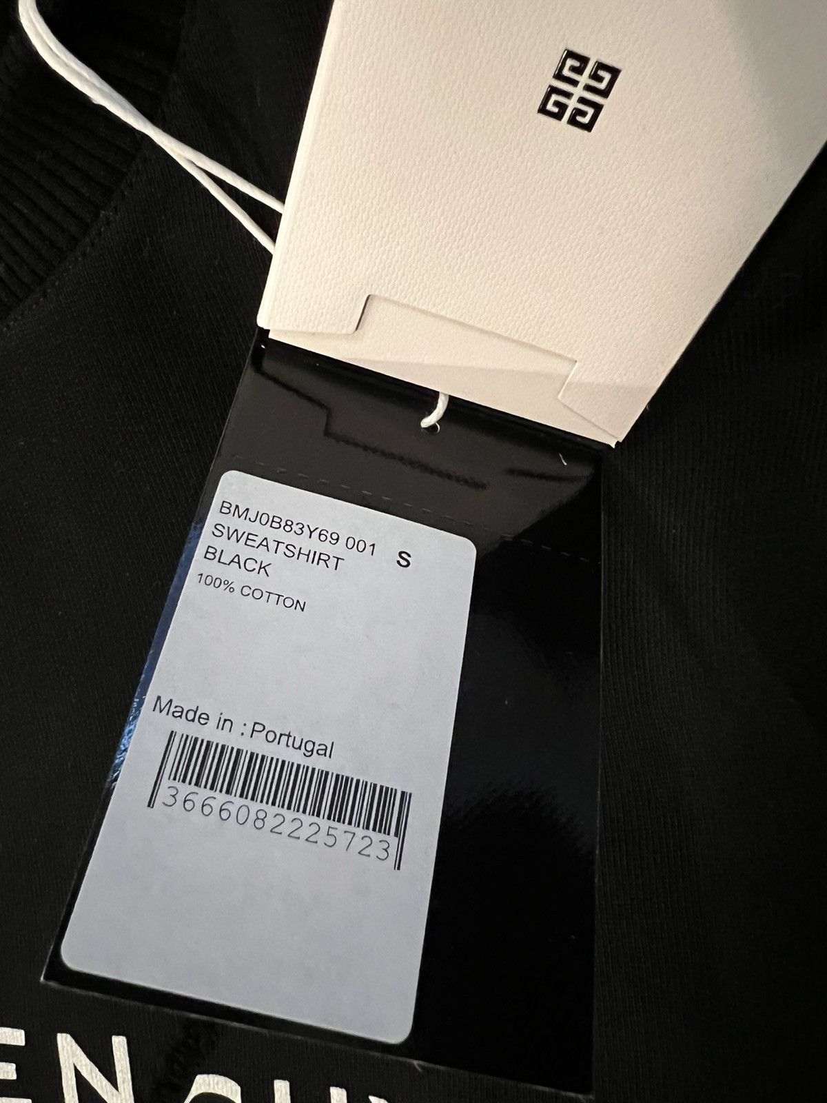 Givenchy Givenchy “Oversized” logo-print eyelet-detailing sweatshirt Size US S / EU 44-46 / 1 - 8 Thumbnail