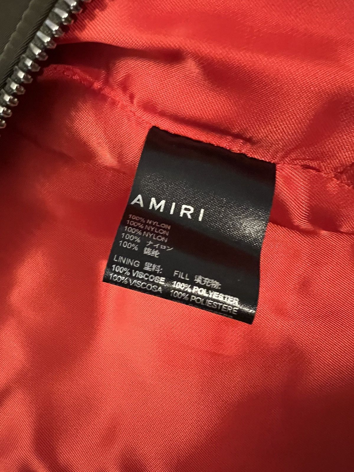 Amiri AMIRI Bones appliqué logo-embroidered bomber jacket Size US L / EU 52-54 / 3 - 12 Thumbnail