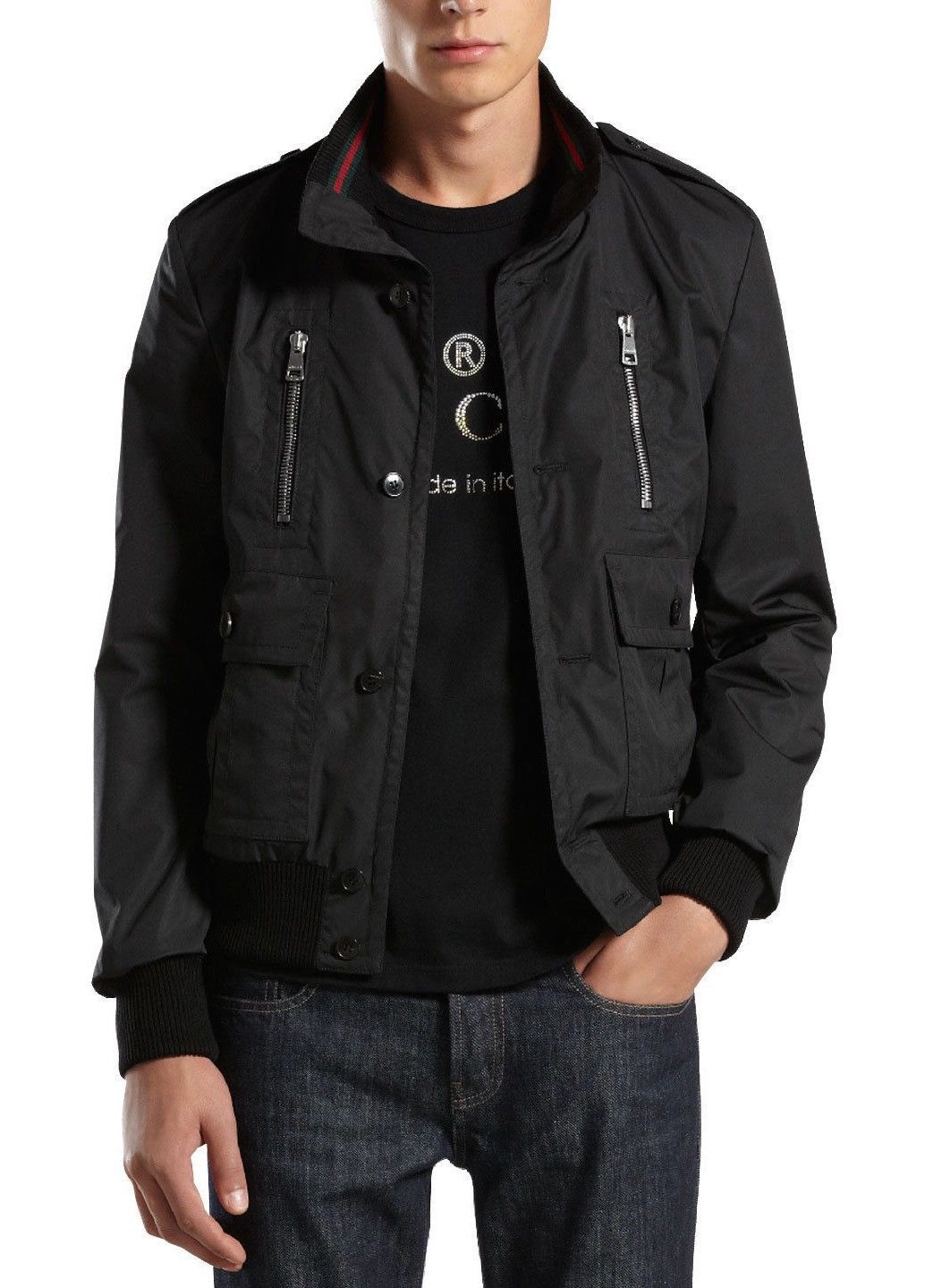 Gucci Gucci Padded Iconic Bomber Jacket Size US M / EU 48-50 / 2 - 1 Thumbnail