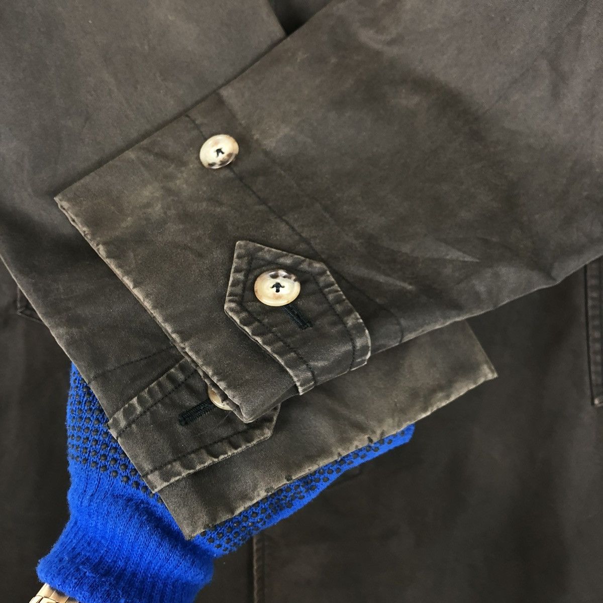 AQUARAMA × Designer ARCHIVE💥AQUARAMA MOLESKIN TRENCH COAT JACKET Size US S / EU 44-46 / 1 - 11 Thumbnail
