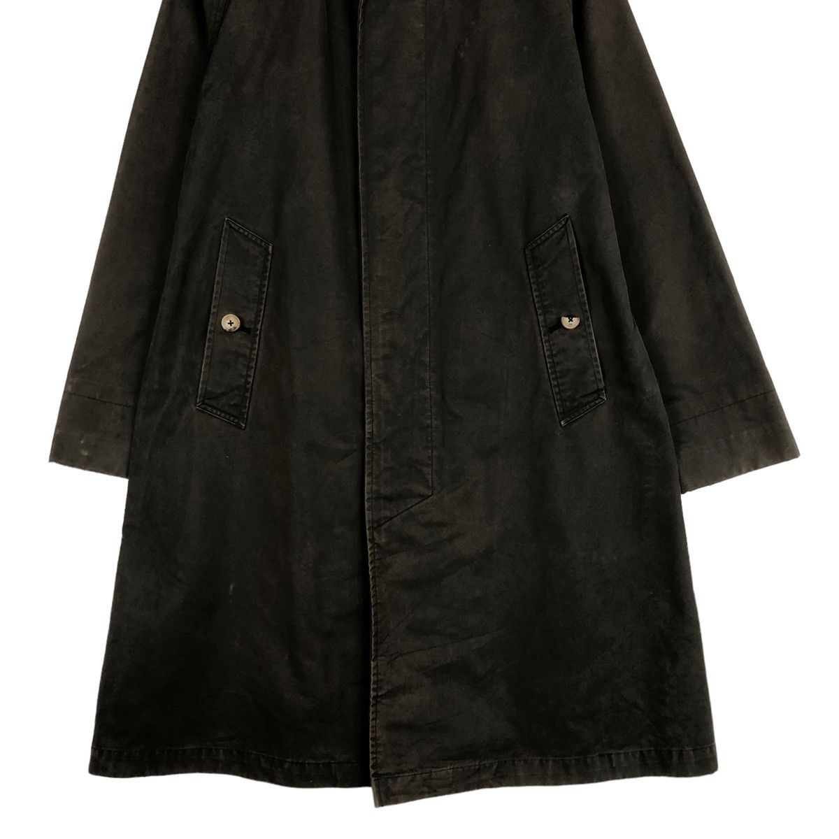 AQUARAMA × Designer ARCHIVE💥AQUARAMA MOLESKIN TRENCH COAT JACKET Size US S / EU 44-46 / 1 - 6 Thumbnail
