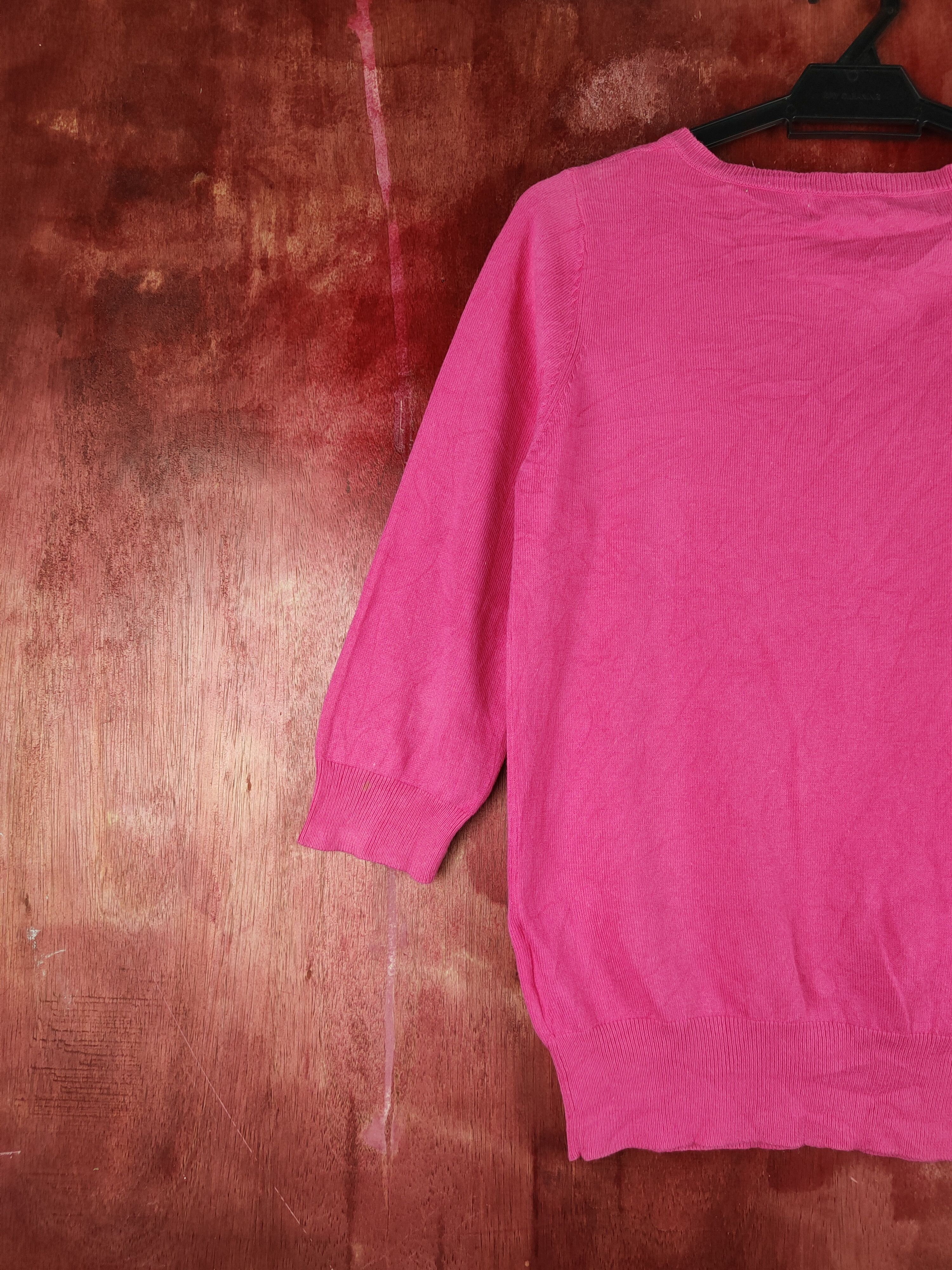 Japanese Brand Zaraknit Pink Knitwear Cardigan #S1114 Size S / US 4 / IT 40 - 9 Thumbnail