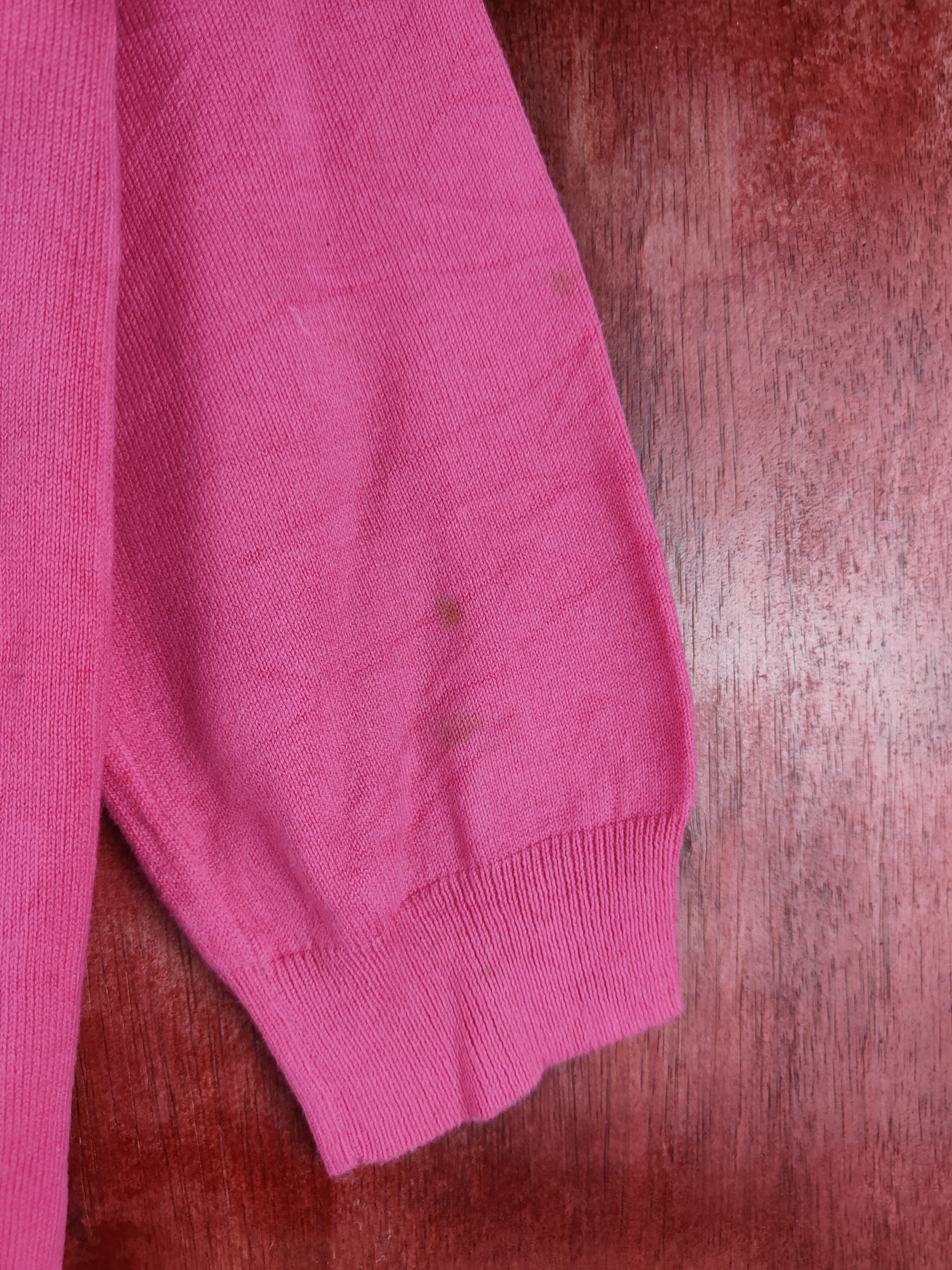 Japanese Brand Zaraknit Pink Knitwear Cardigan #S1114 Size S / US 4 / IT 40 - 8 Thumbnail