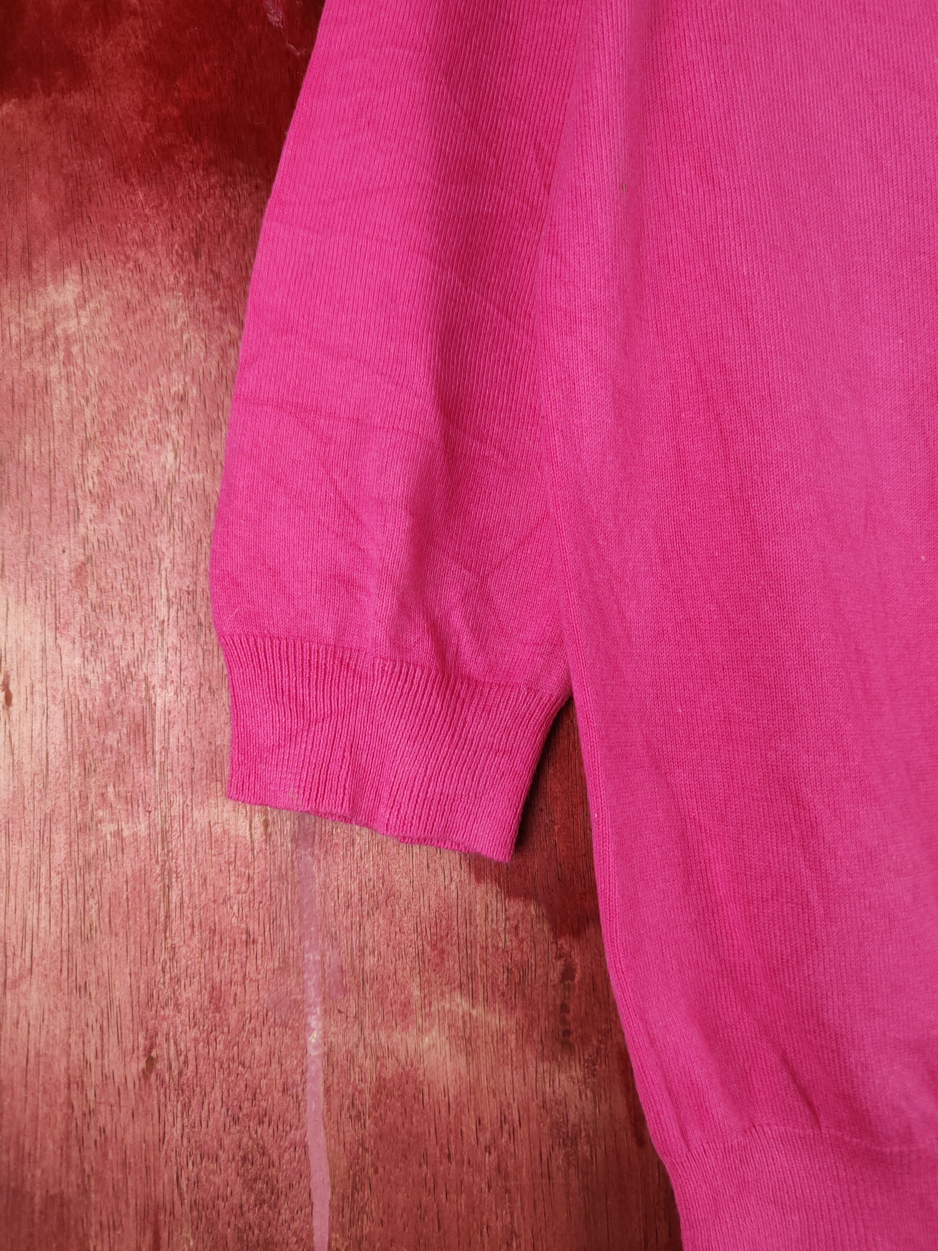 Japanese Brand Zaraknit Pink Knitwear Cardigan #S1114 Size S / US 4 / IT 40 - 4 Thumbnail