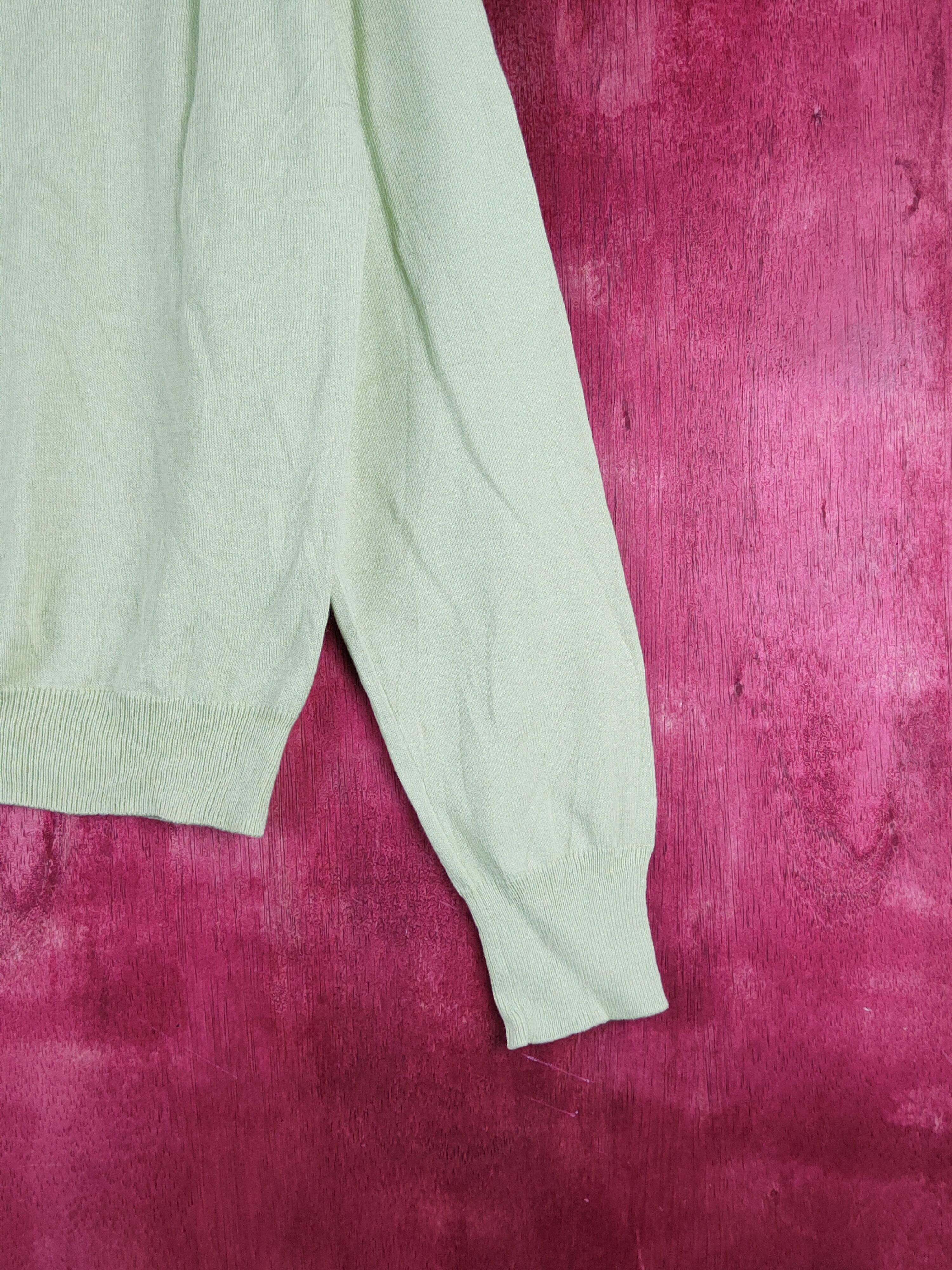 Japanese Brand Natural Beauty Basic Light Green Knitwear Cardigan #S1165 Size M / US 6-8 / IT 42-44 - 6 Thumbnail