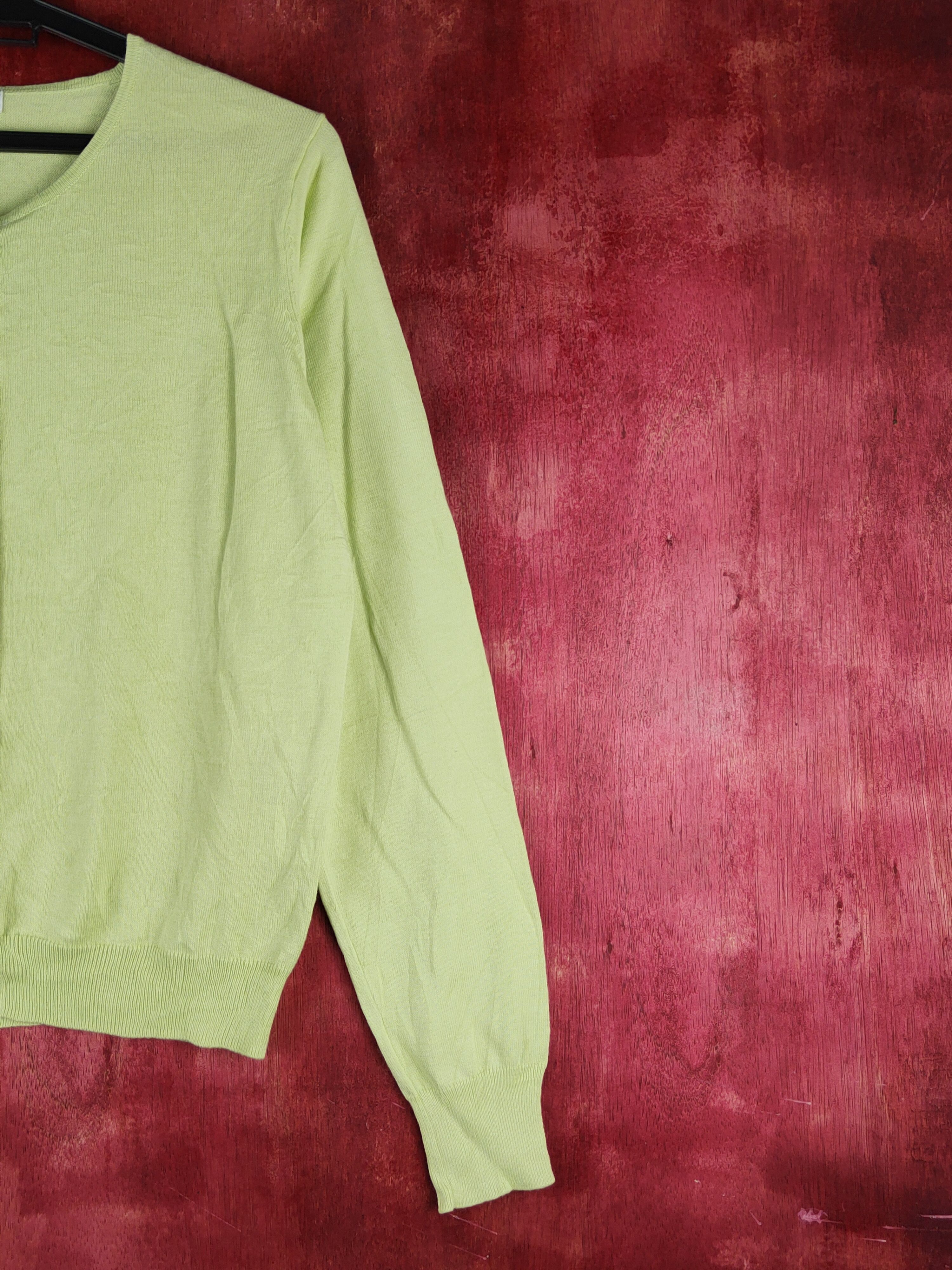 Japanese Brand Natural Beauty Basic Light Green Knitwear Cardigan #S1165 Size M / US 6-8 / IT 42-44 - 5 Thumbnail