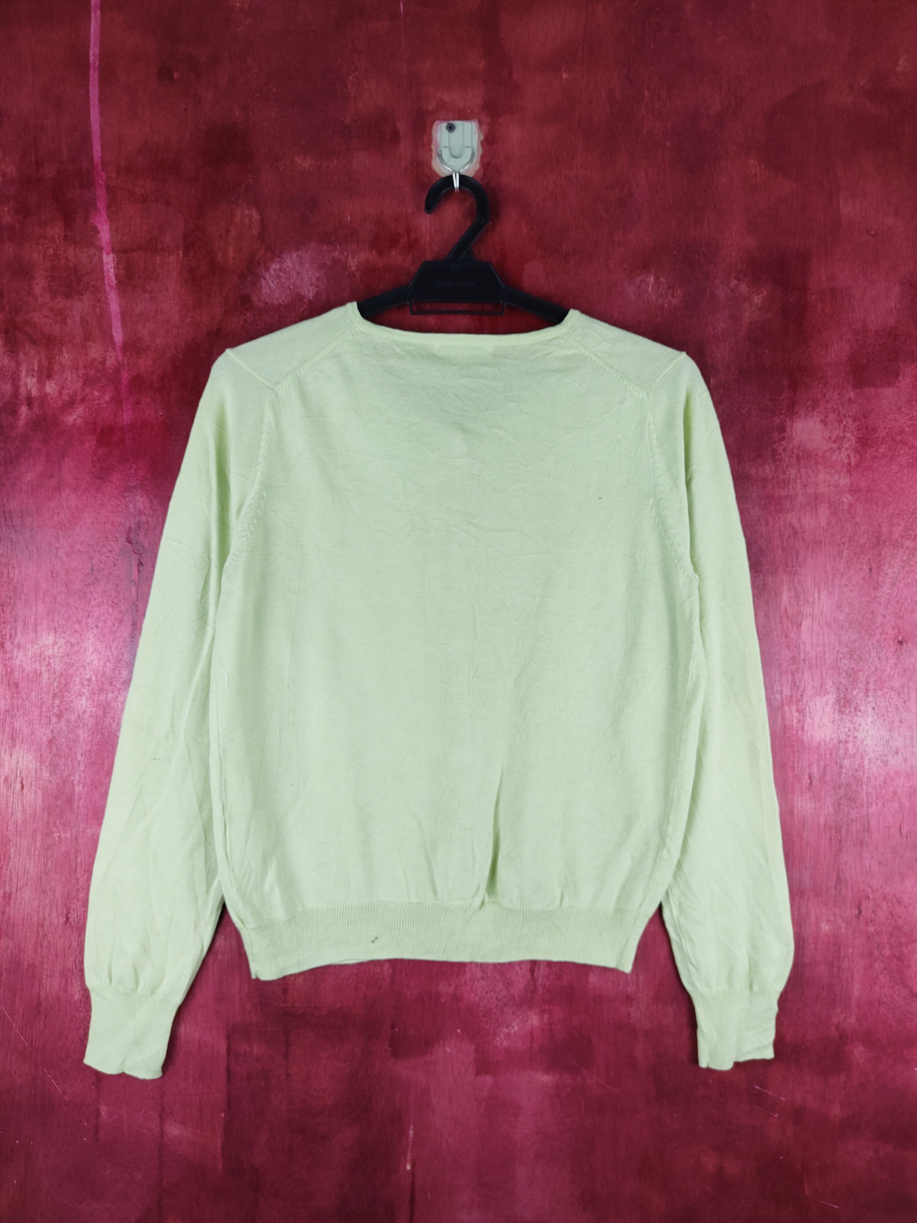 Japanese Brand Natural Beauty Basic Light Green Knitwear Cardigan #S1165 Size M / US 6-8 / IT 42-44 - 7 Thumbnail