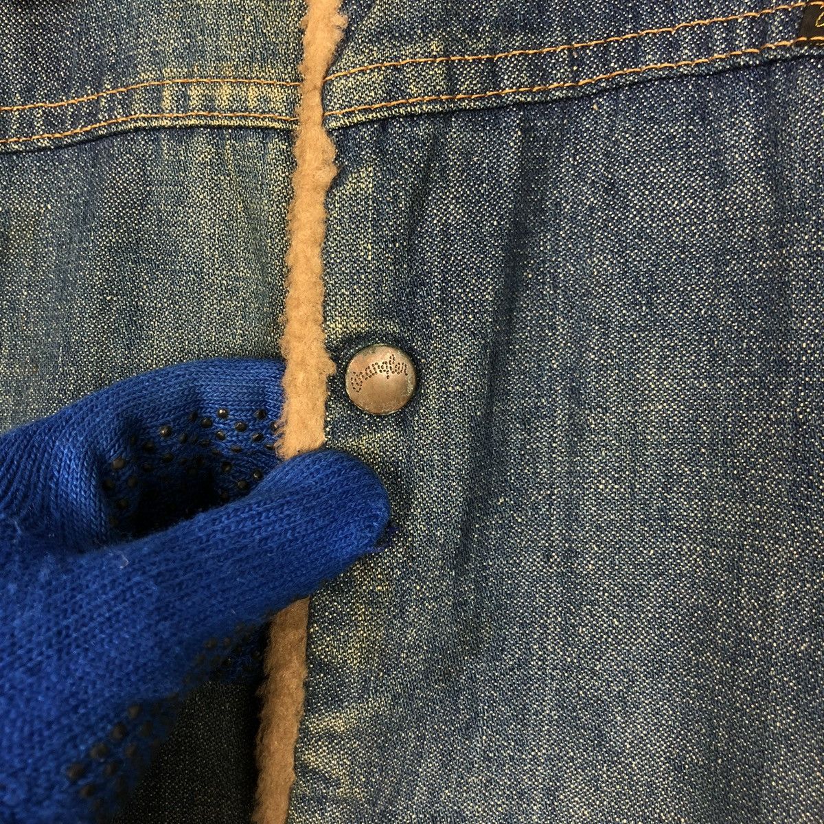 Vintage × Wrangler 💥60s WRANGLER USA DENIM SHERPA WORKER JACKET Size US M / EU 48-50 / 2 - 10 Thumbnail