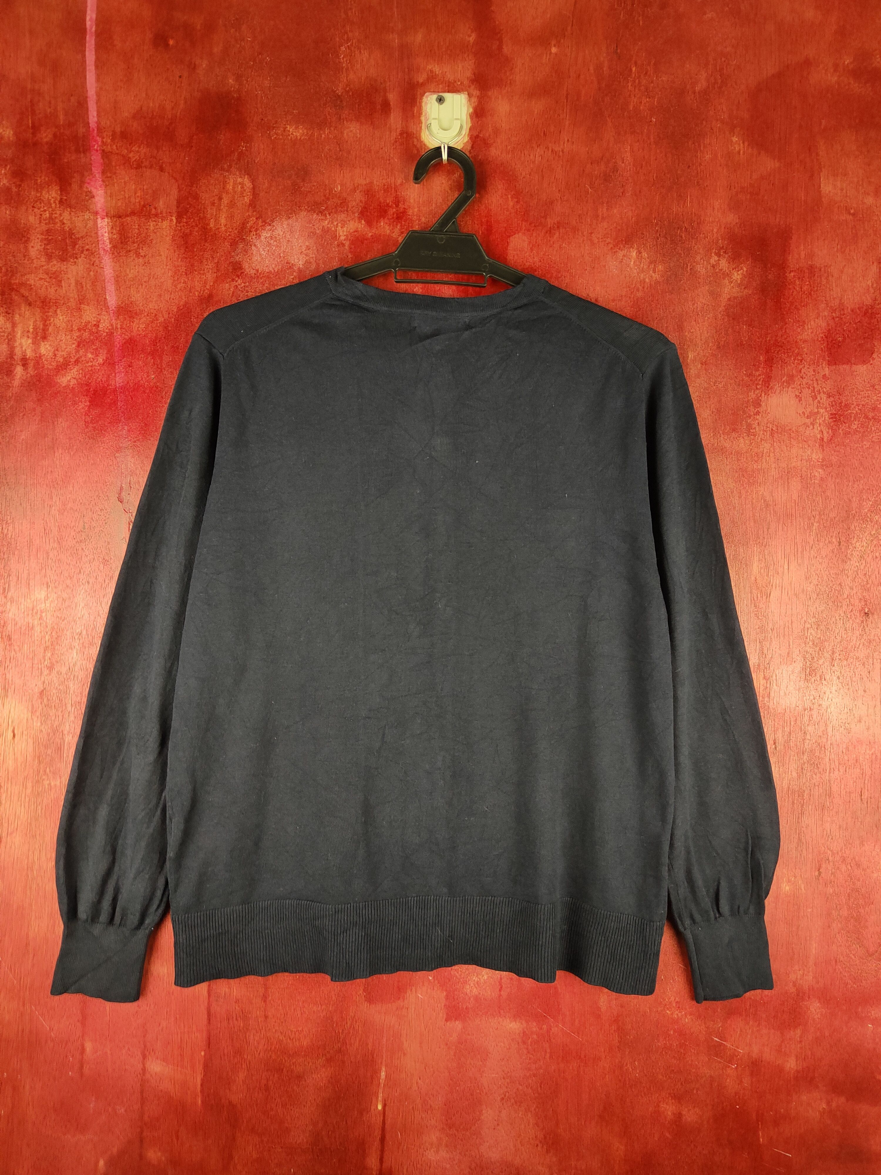 Japanese Brand × Vintage Decoy vintage Navy Knitwear Cardigan #S1174 Size M / US 6-8 / IT 42-44 - 7 Thumbnail