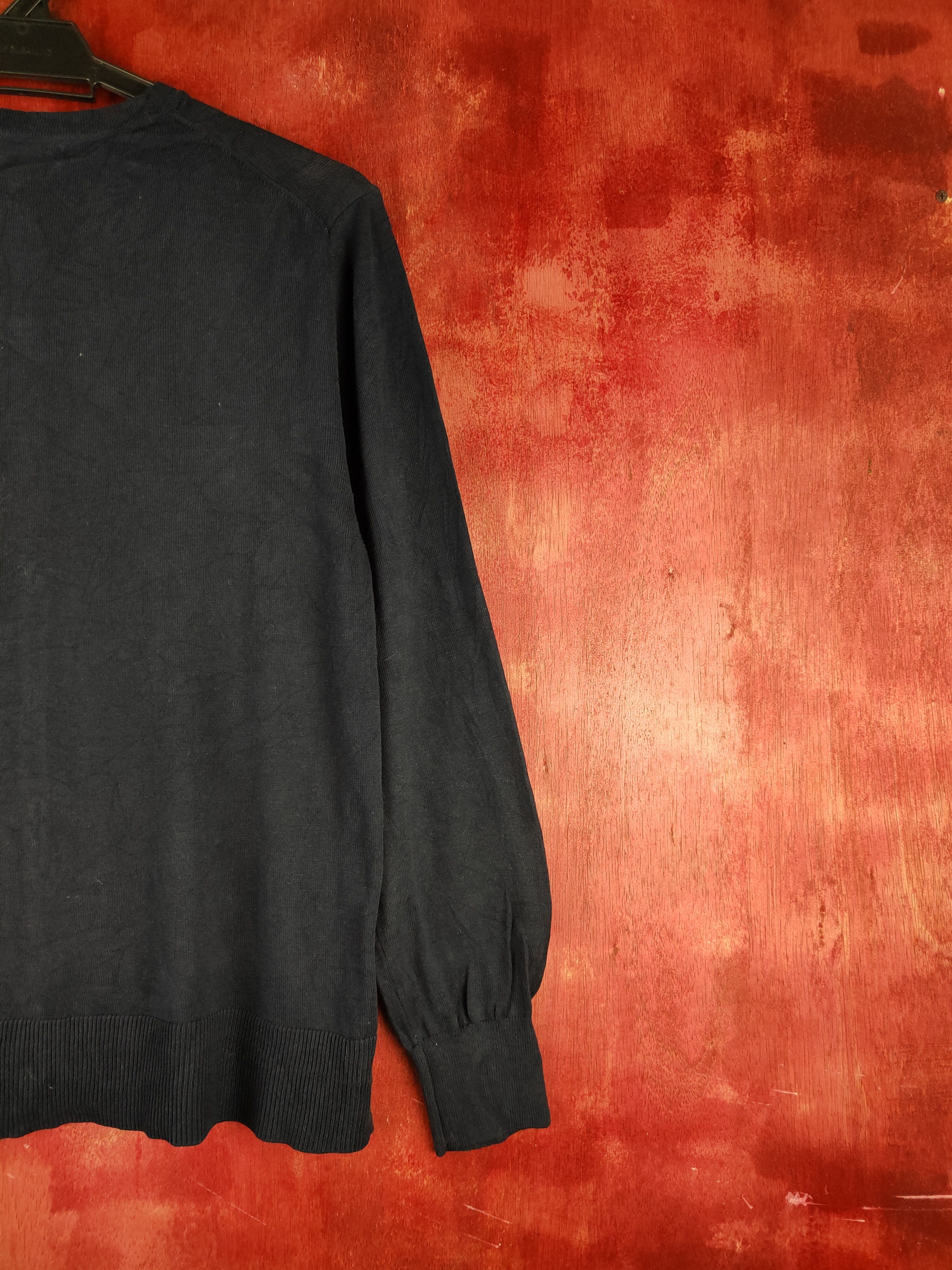 Japanese Brand × Vintage Decoy vintage Navy Knitwear Cardigan #S1174 Size M / US 6-8 / IT 42-44 - 9 Thumbnail