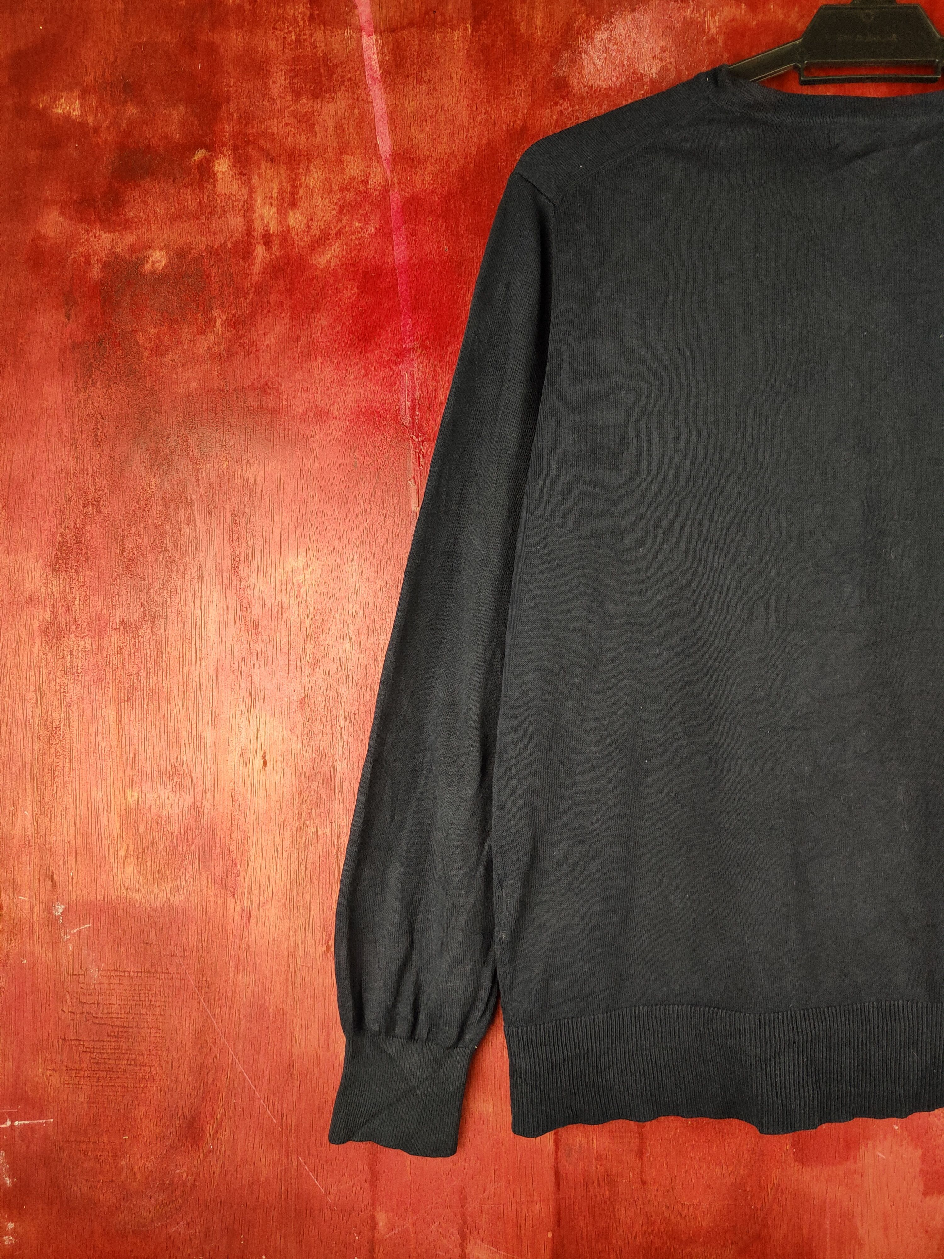 Japanese Brand × Vintage Decoy vintage Navy Knitwear Cardigan #S1174 Size M / US 6-8 / IT 42-44 - 8 Thumbnail