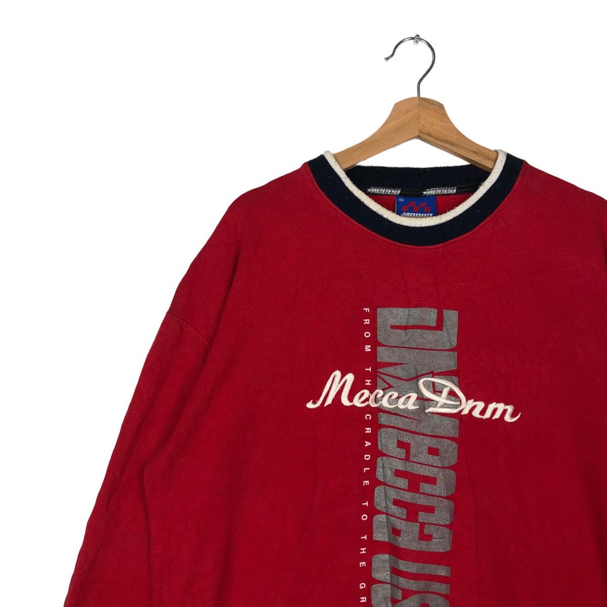 Japanese Brand 🔥VINTAGE CREWNECK SWEATSHIRT VINTAGE MECCA RACING Size US XL / EU 56 / 4 - 6 Thumbnail