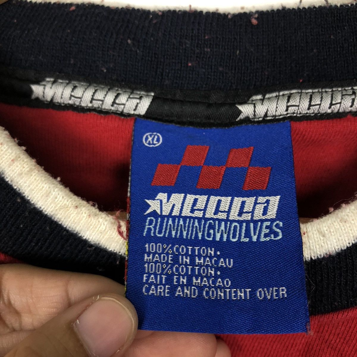 Japanese Brand 🔥VINTAGE CREWNECK SWEATSHIRT VINTAGE MECCA RACING Size US XL / EU 56 / 4 - 9 Thumbnail
