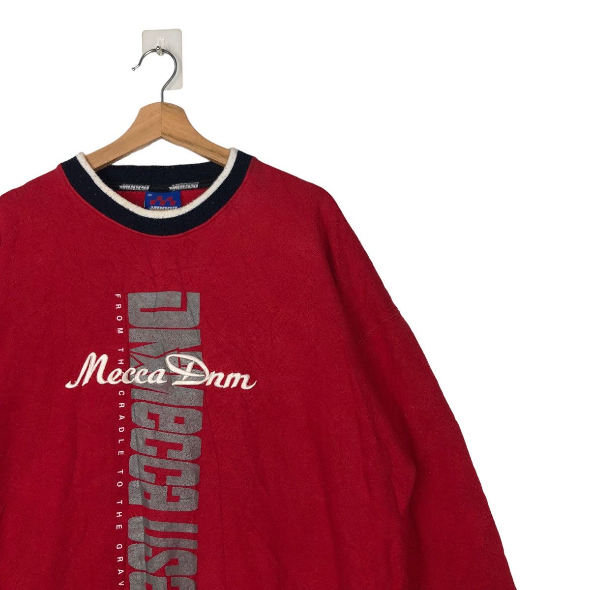 Japanese Brand 🔥VINTAGE CREWNECK SWEATSHIRT VINTAGE MECCA RACING Size US XL / EU 56 / 4 - 5 Thumbnail