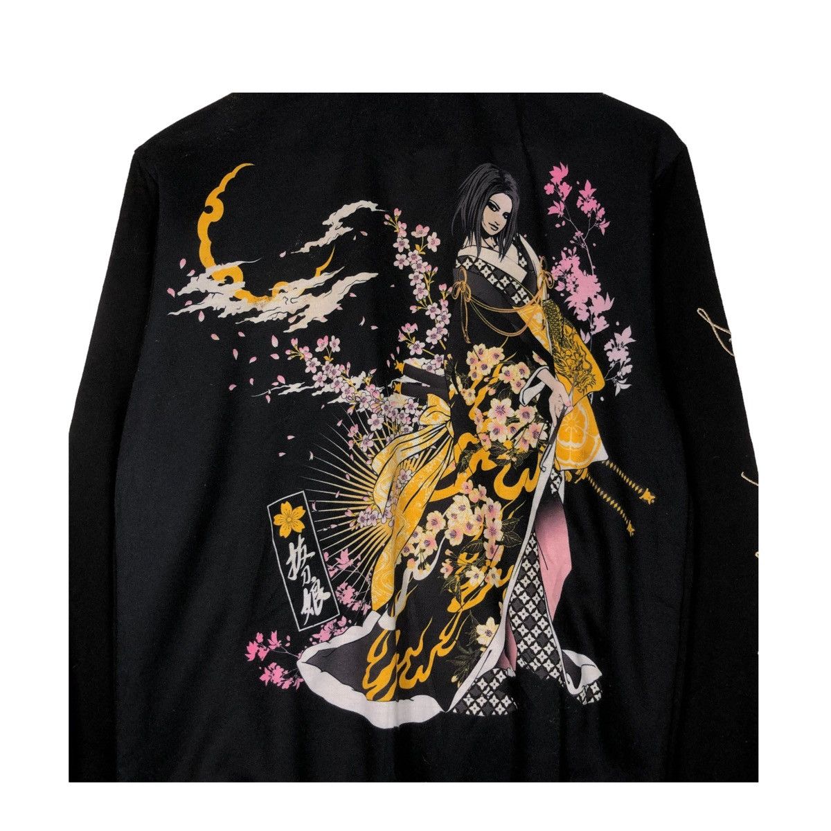 Anime × Japanese Brand 💥DEVINE RETRIBUTION GIESHA SAKURA BLADE ZIPPER TRACK TOP Size US M / EU 48-50 / 2 - 2 Thumbnail