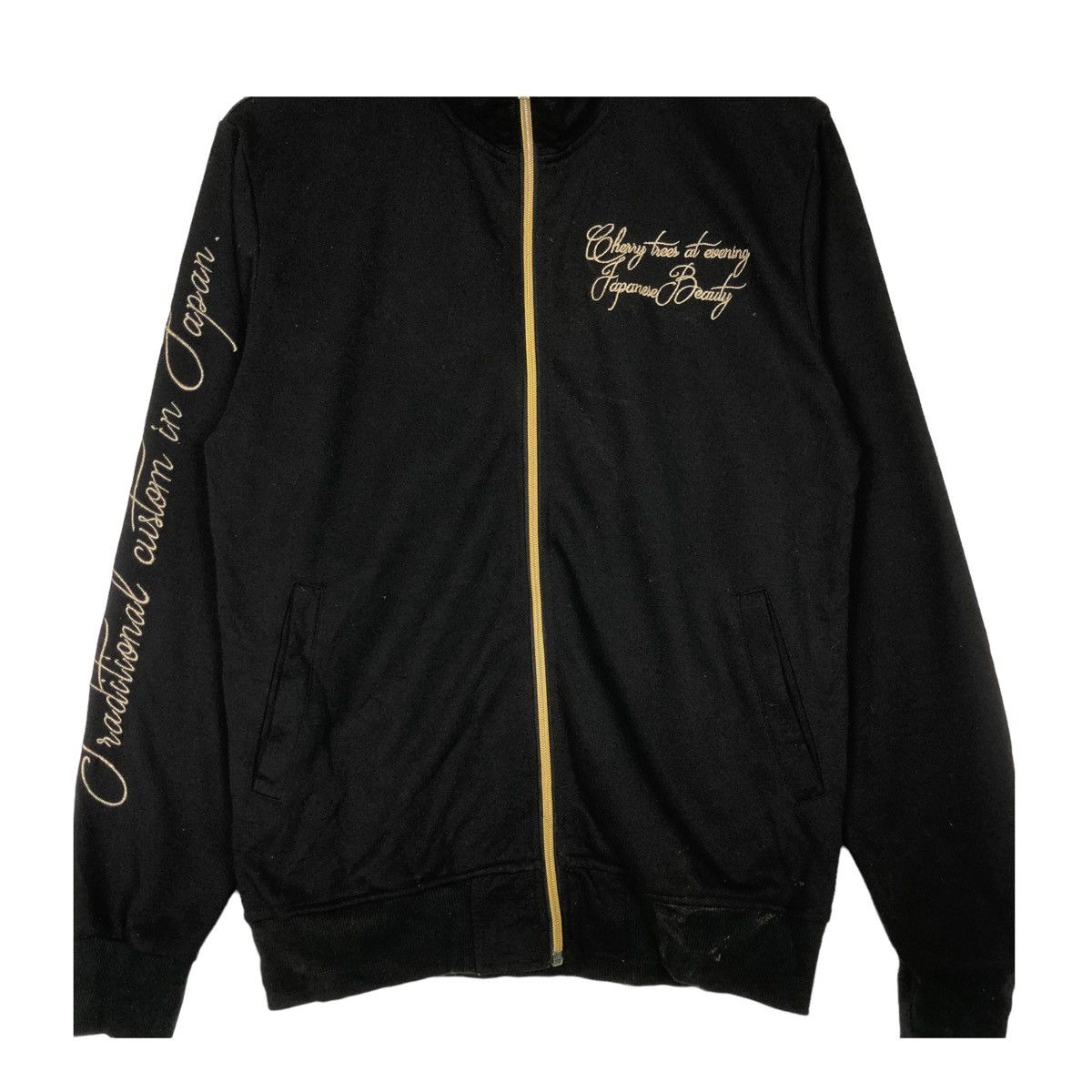 Anime × Japanese Brand 💥DEVINE RETRIBUTION GIESHA SAKURA BLADE ZIPPER TRACK TOP Size US M / EU 48-50 / 2 - 8 Thumbnail