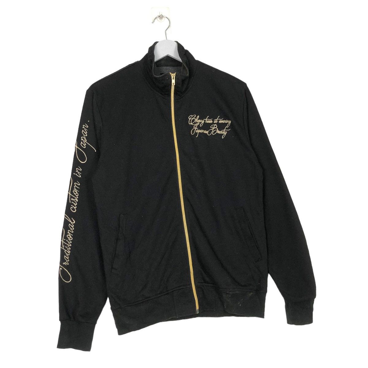 Anime × Japanese Brand 💥DEVINE RETRIBUTION GIESHA SAKURA BLADE ZIPPER TRACK TOP Size US M / EU 48-50 / 2 - 5 Thumbnail