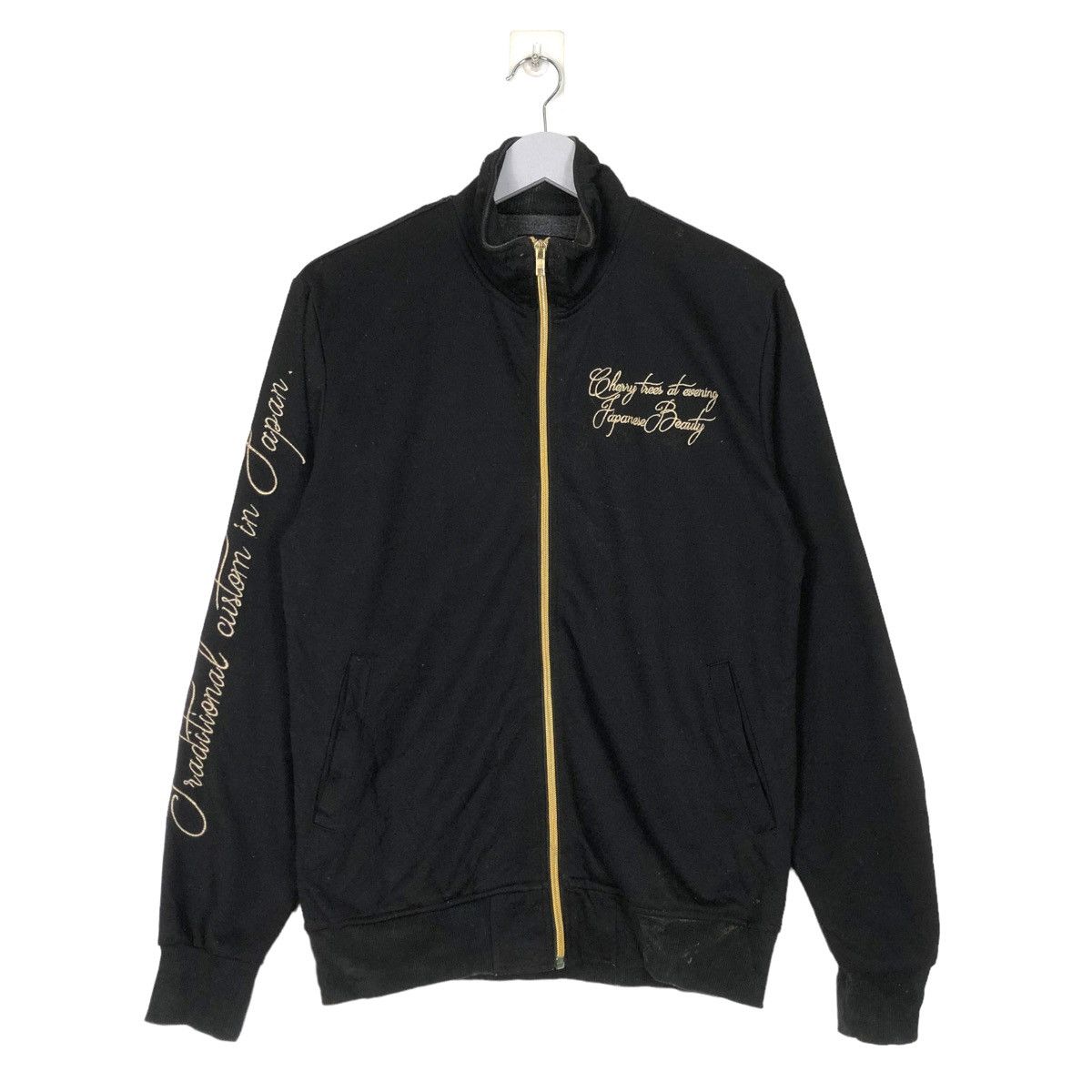Anime × Japanese Brand 💥DEVINE RETRIBUTION GIESHA SAKURA BLADE ZIPPER TRACK TOP Size US M / EU 48-50 / 2 - 3 Thumbnail