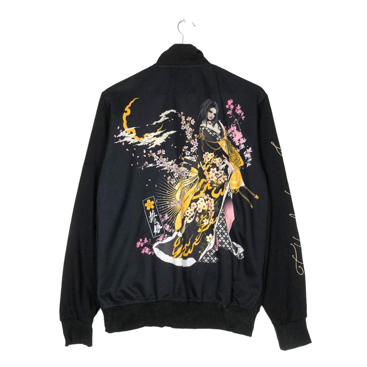 Anime × Japanese Brand 💥DEVINE RETRIBUTION GIESHA SAKURA BLADE ZIPPER TRACK TOP Size US M / EU 48-50 / 2 - 1 Thumbnail