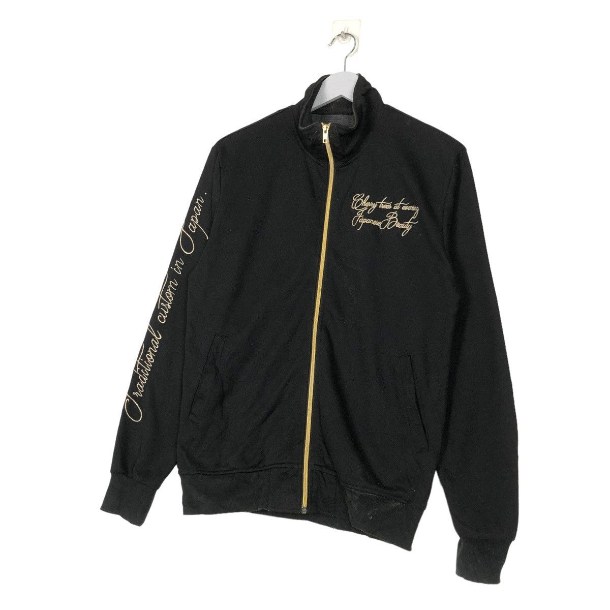 Anime × Japanese Brand 💥DEVINE RETRIBUTION GIESHA SAKURA BLADE ZIPPER TRACK TOP Size US M / EU 48-50 / 2 - 4 Thumbnail
