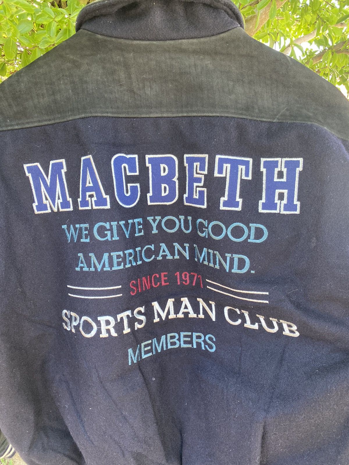 Macbeth Vintage Macbeth Sport Man Club Lether Varsity Jacket Size US L / EU 52-54 / 3 - 4 Thumbnail