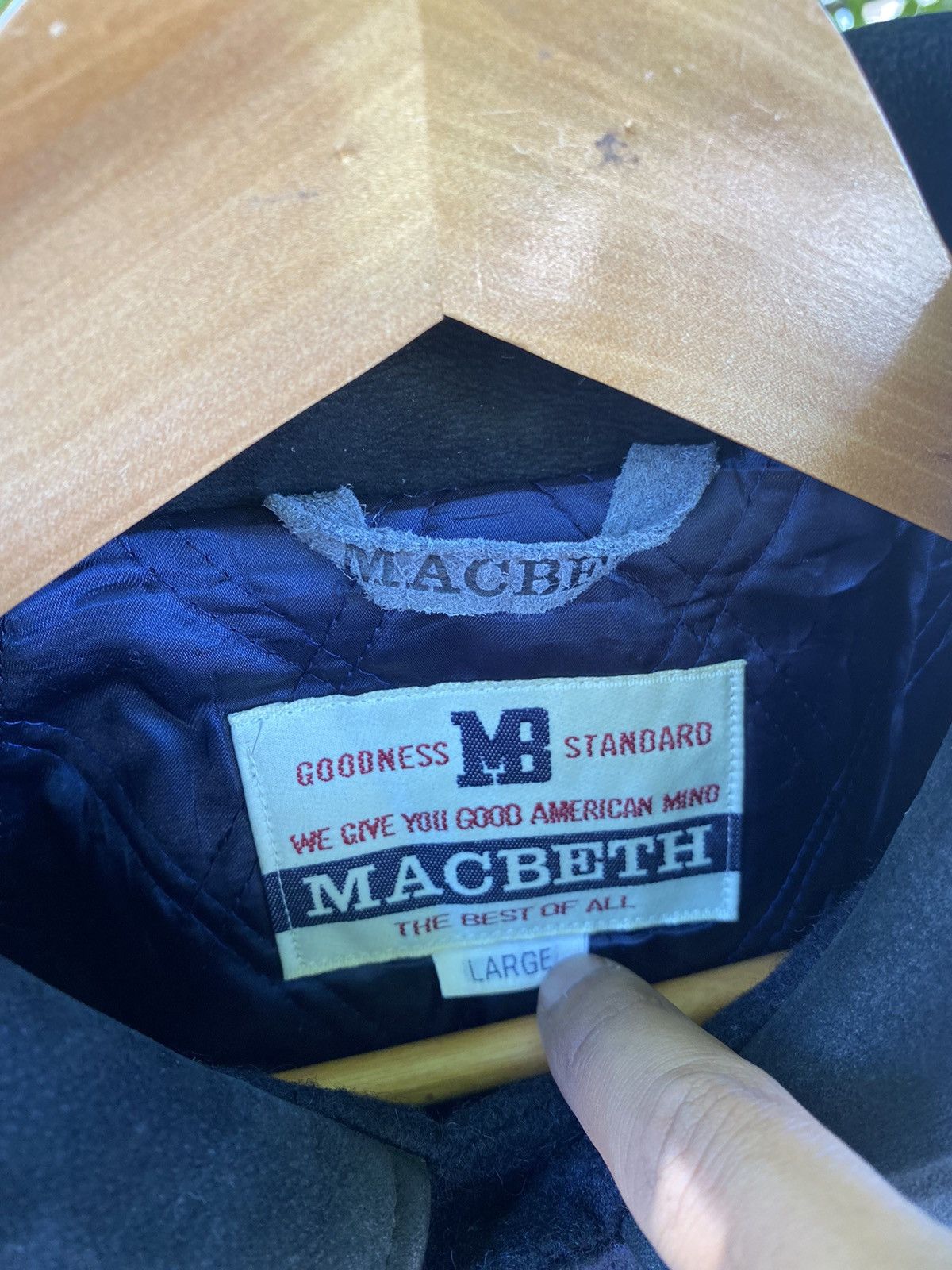Macbeth Vintage Macbeth Sport Man Club Lether Varsity Jacket Size US L / EU 52-54 / 3 - 7 Thumbnail