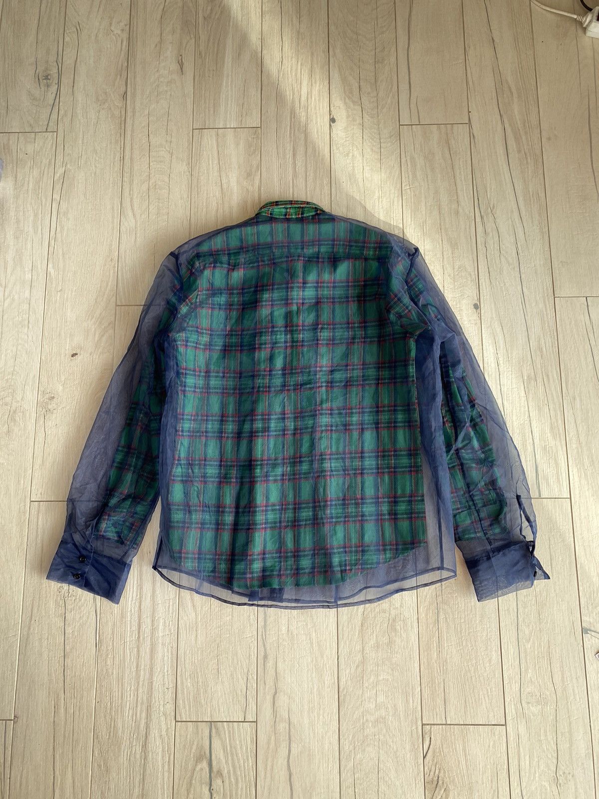 Alexander Wang Alexander Wang Double Layered Plaid Checkered Shirt Size US M / EU 48-50 / 2 - 6 Thumbnail