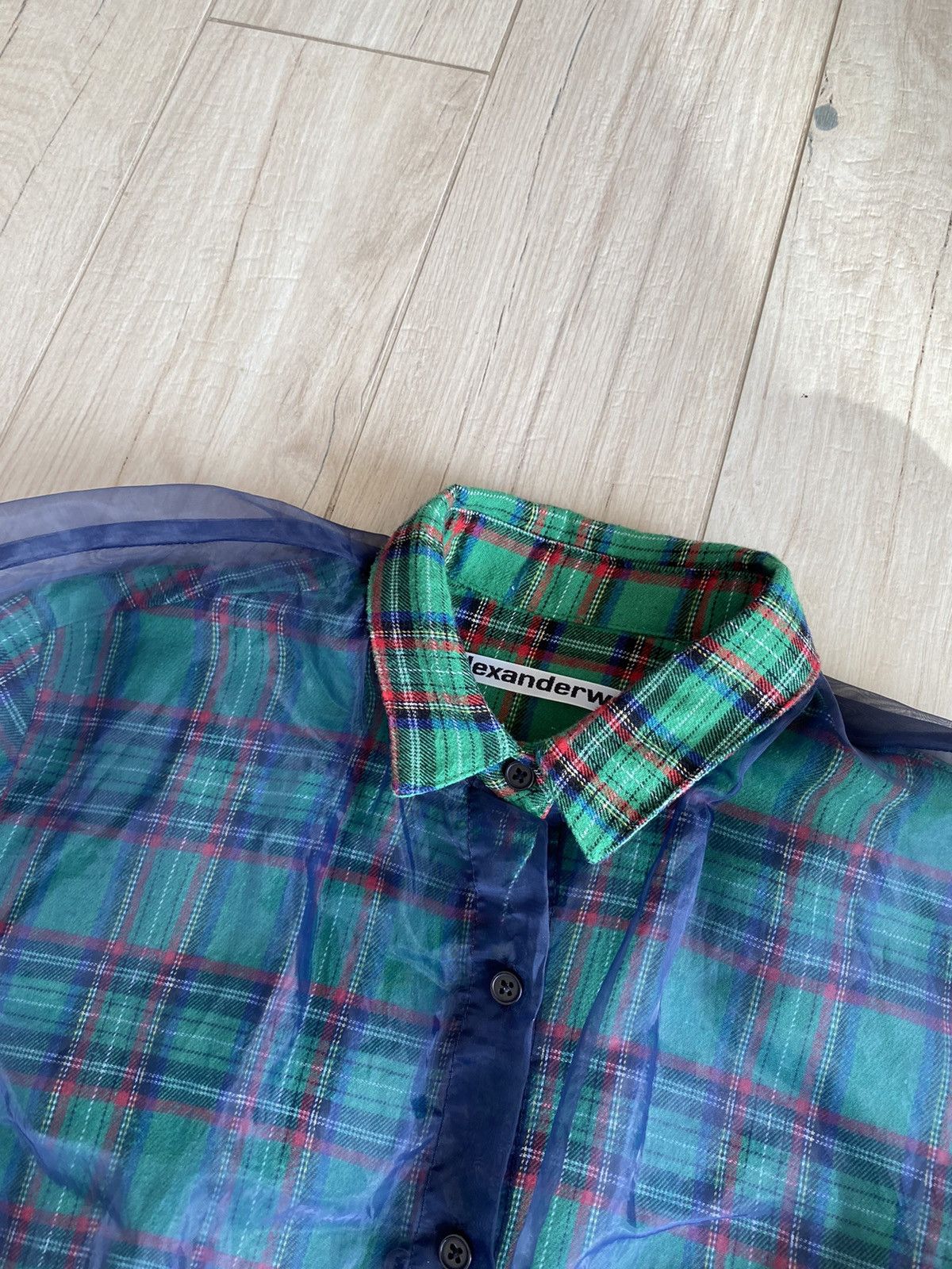 Alexander Wang Alexander Wang Double Layered Plaid Checkered Shirt Size US M / EU 48-50 / 2 - 9 Thumbnail