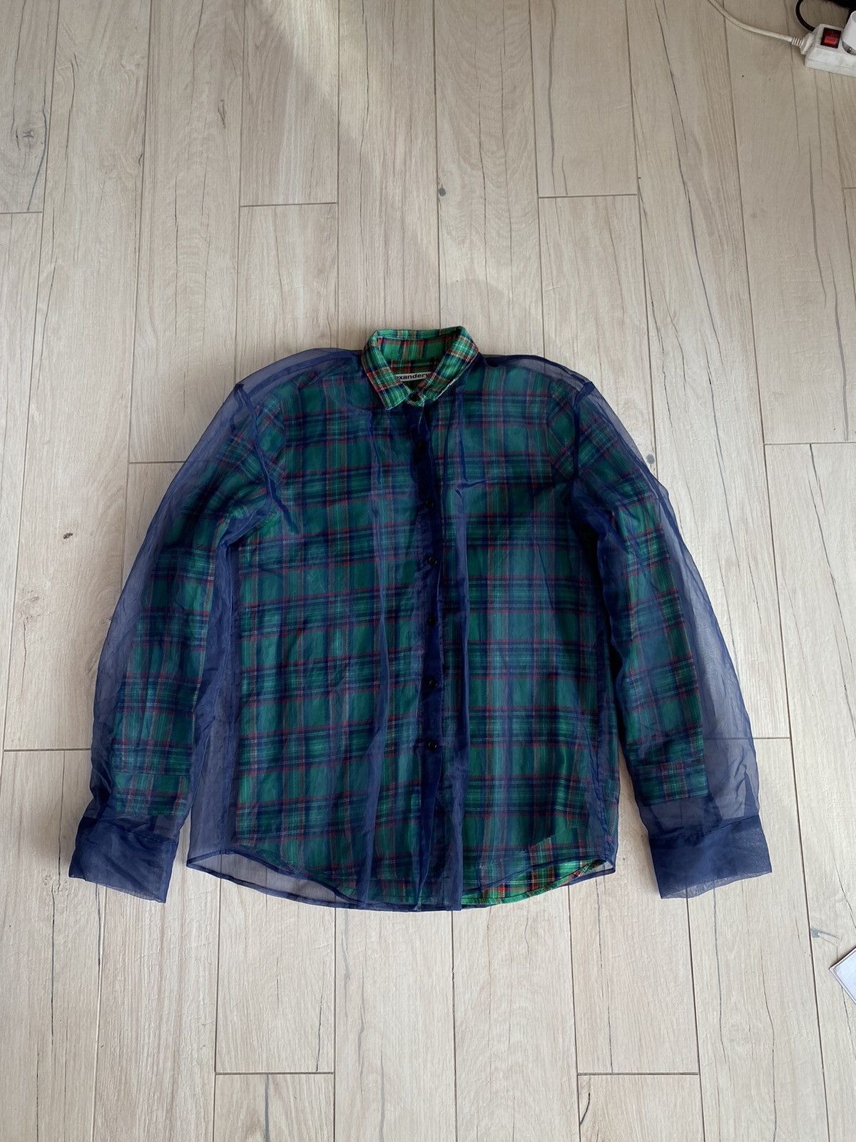 Alexander Wang Alexander Wang Double Layered Plaid Checkered Shirt Size US M / EU 48-50 / 2 - 2 Thumbnail