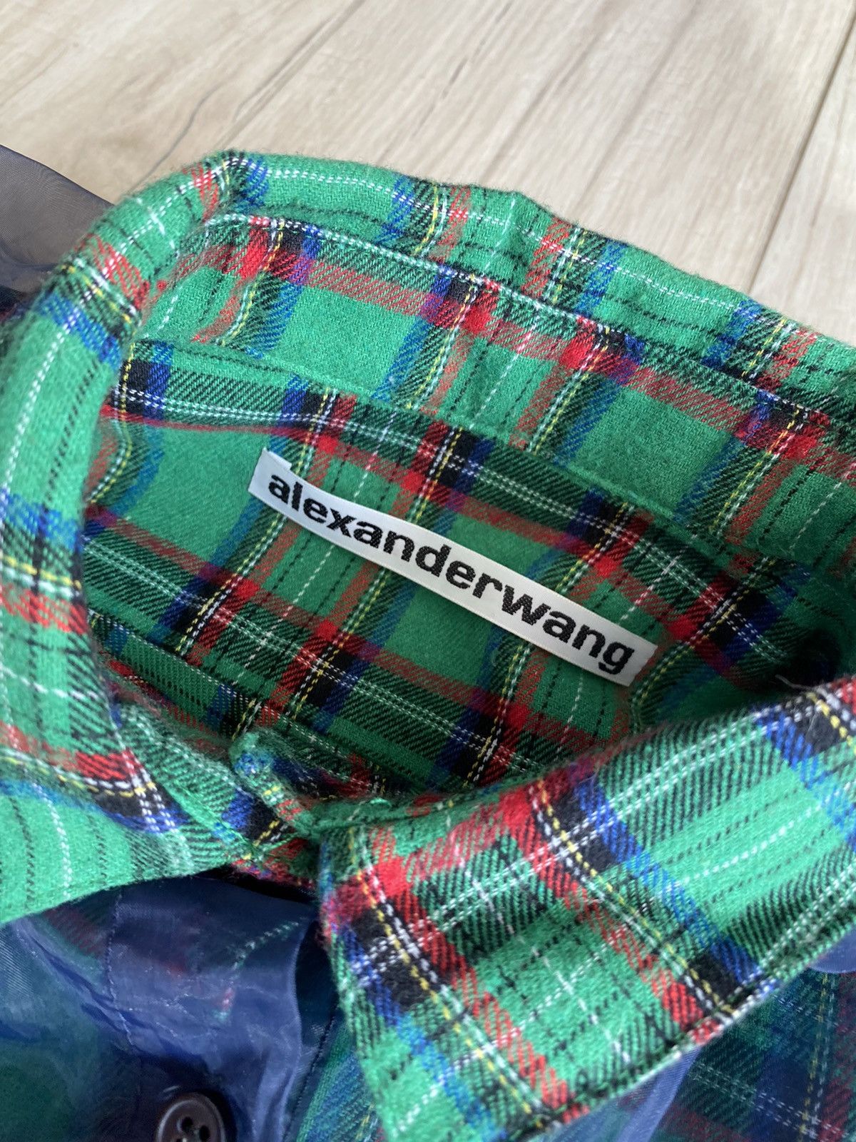 Alexander Wang Alexander Wang Double Layered Plaid Checkered Shirt Size US M / EU 48-50 / 2 - 10 Thumbnail