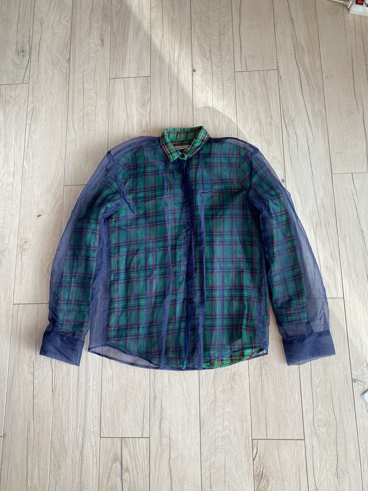 Alexander Wang Alexander Wang Double Layered Plaid Checkered Shirt Size US M / EU 48-50 / 2 - 5 Thumbnail