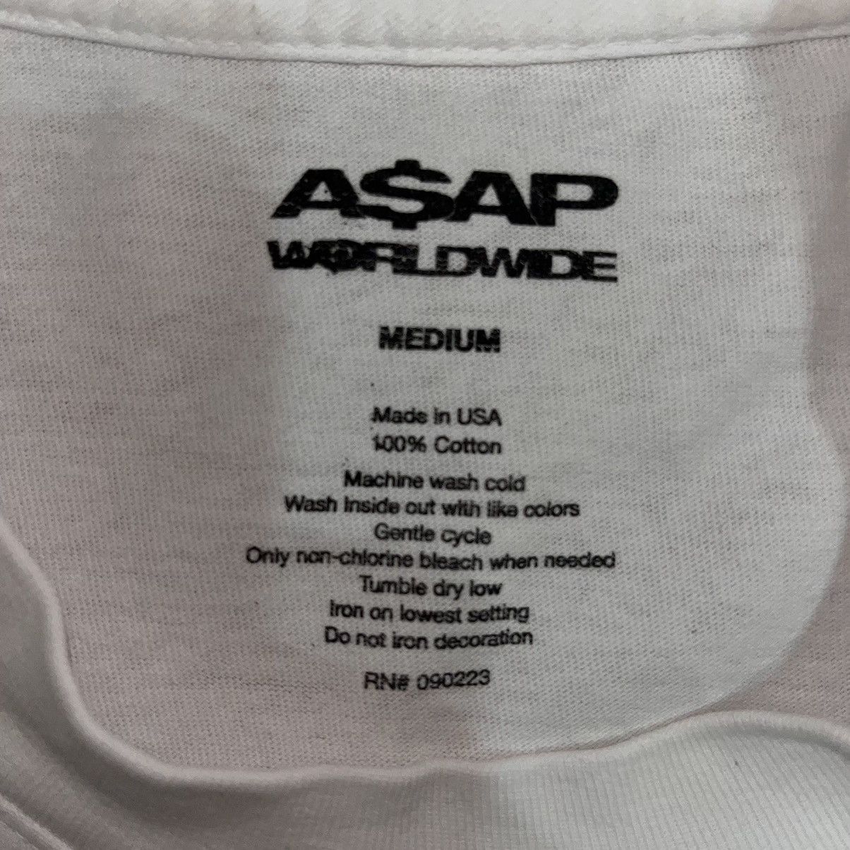 A$AP Rocky × AWGE A$AP Worldwide Anarchy Longsleeve Size US M / EU 48-50 / 2 - 3 Thumbnail