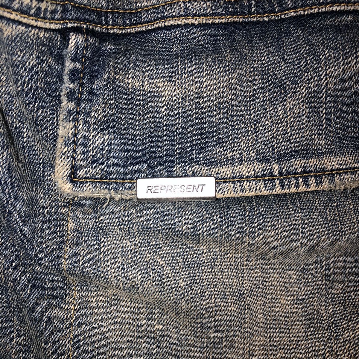 Represent Clo. REPRESENT CLO DENIM JACKET - DUST BLUE Size US S / EU 44-46 / 1 - 4 Thumbnail