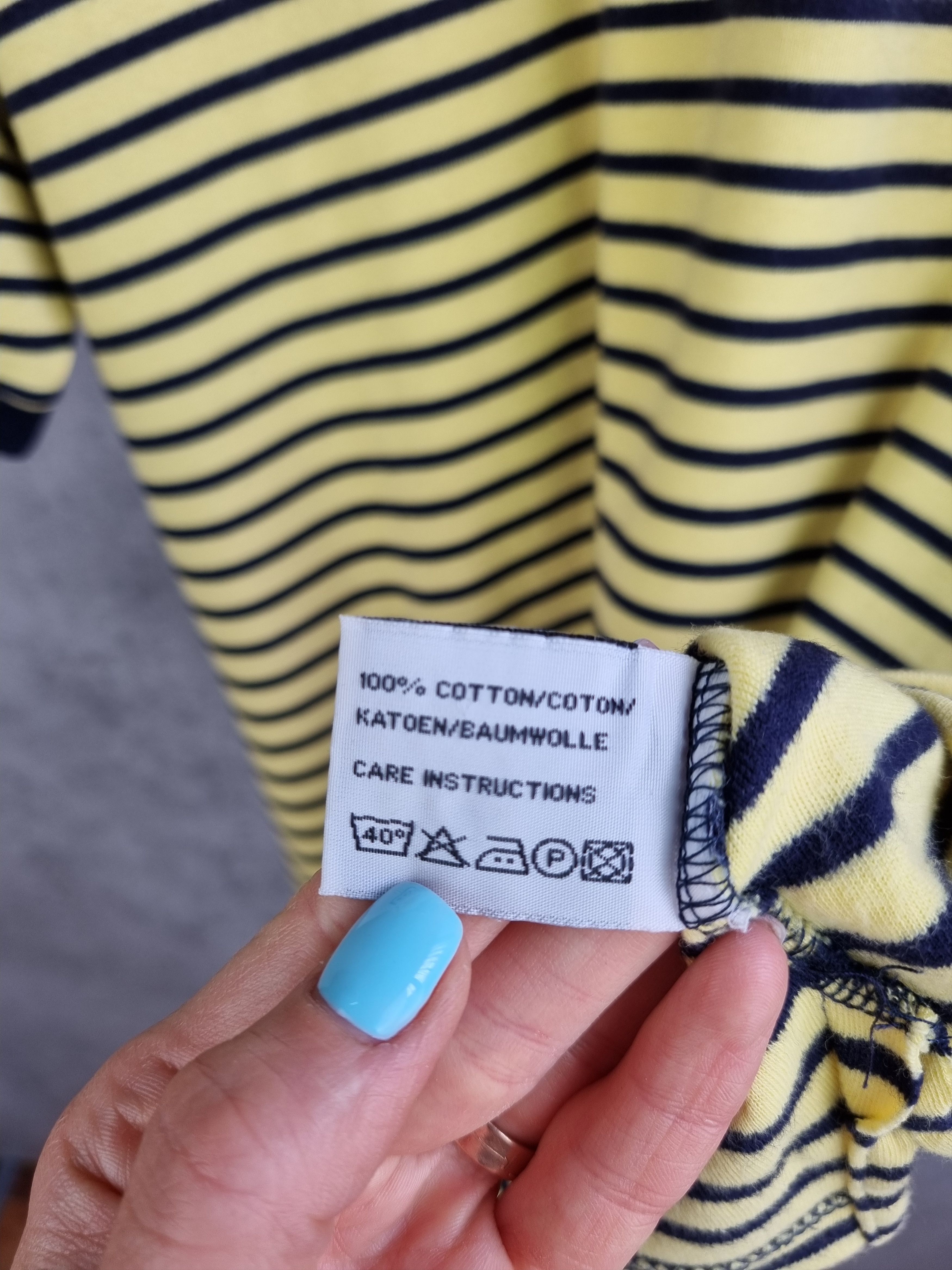 Vintage × Yves Saint Laurent 90s Yves Saint Laurent Pour Home Vintage Striped Polo Size US L / EU 52-54 / 3 - 11 Thumbnail