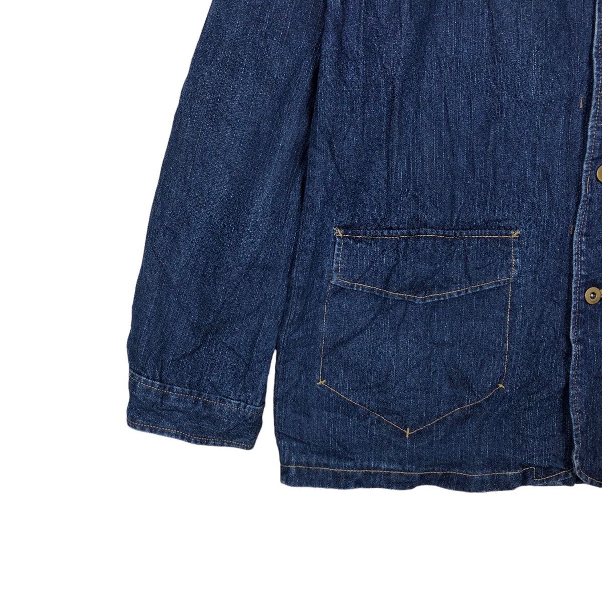 Japanese Brand 🔥90’s VINTAGE DENIM CHORE WORK JACKET JAPAN INSPIRE KAPITAL Size US L / EU 52-54 / 3 - 3 Thumbnail